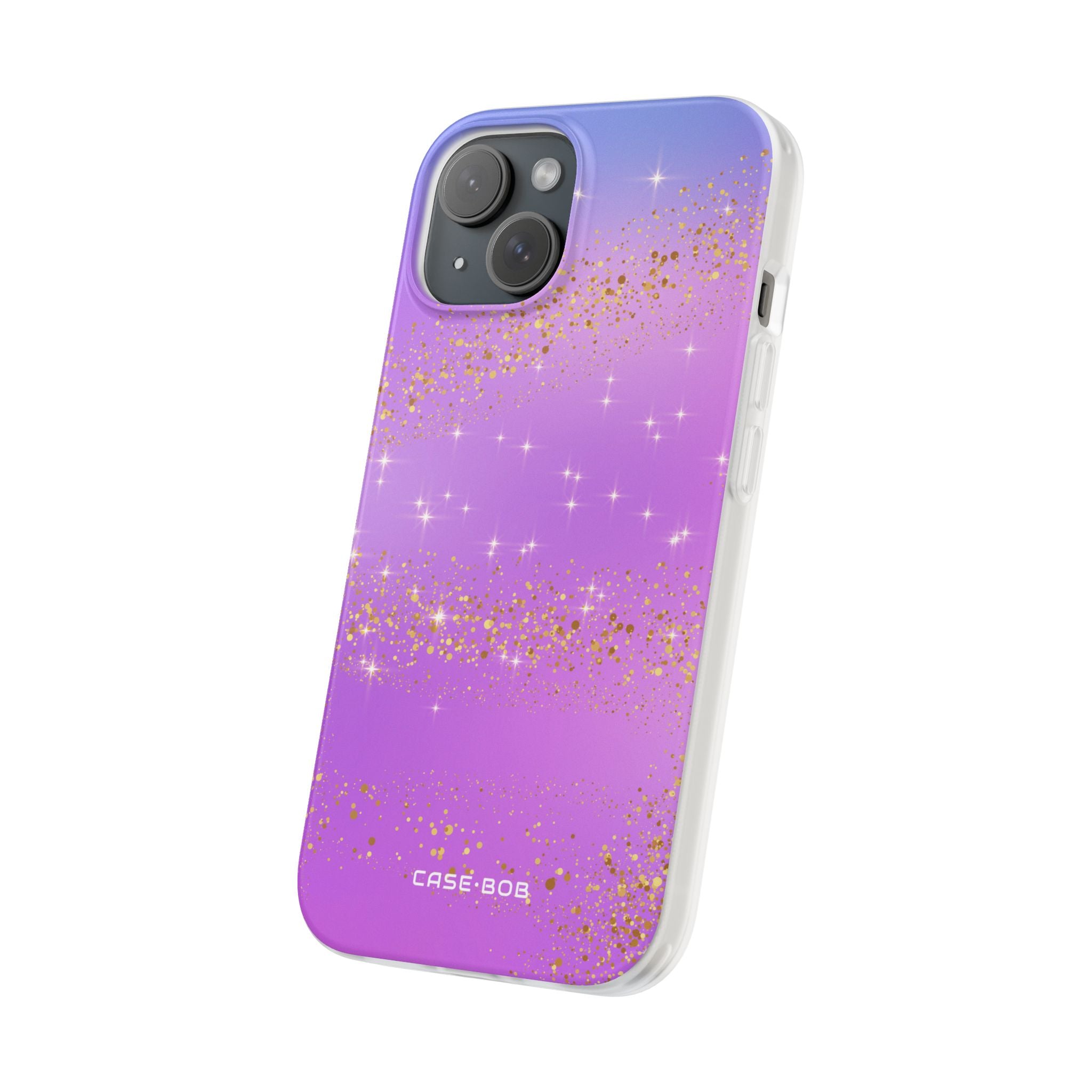 Golden Glide iPhone 15 Case - Soft
