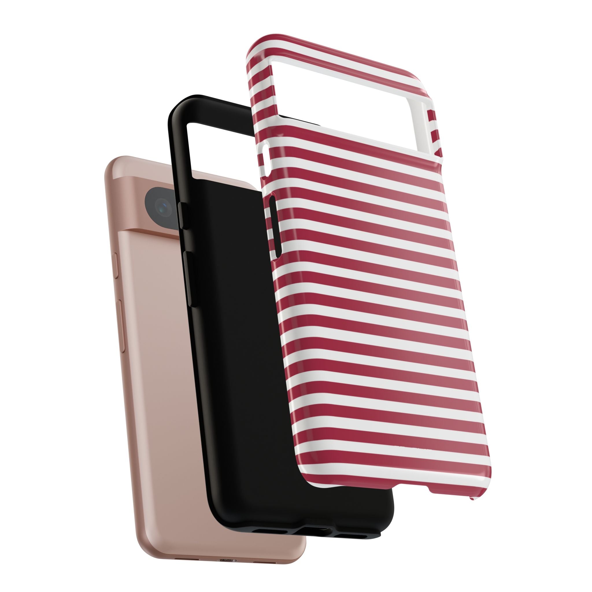 Red Stripes Wrap - Google Pixel Case
