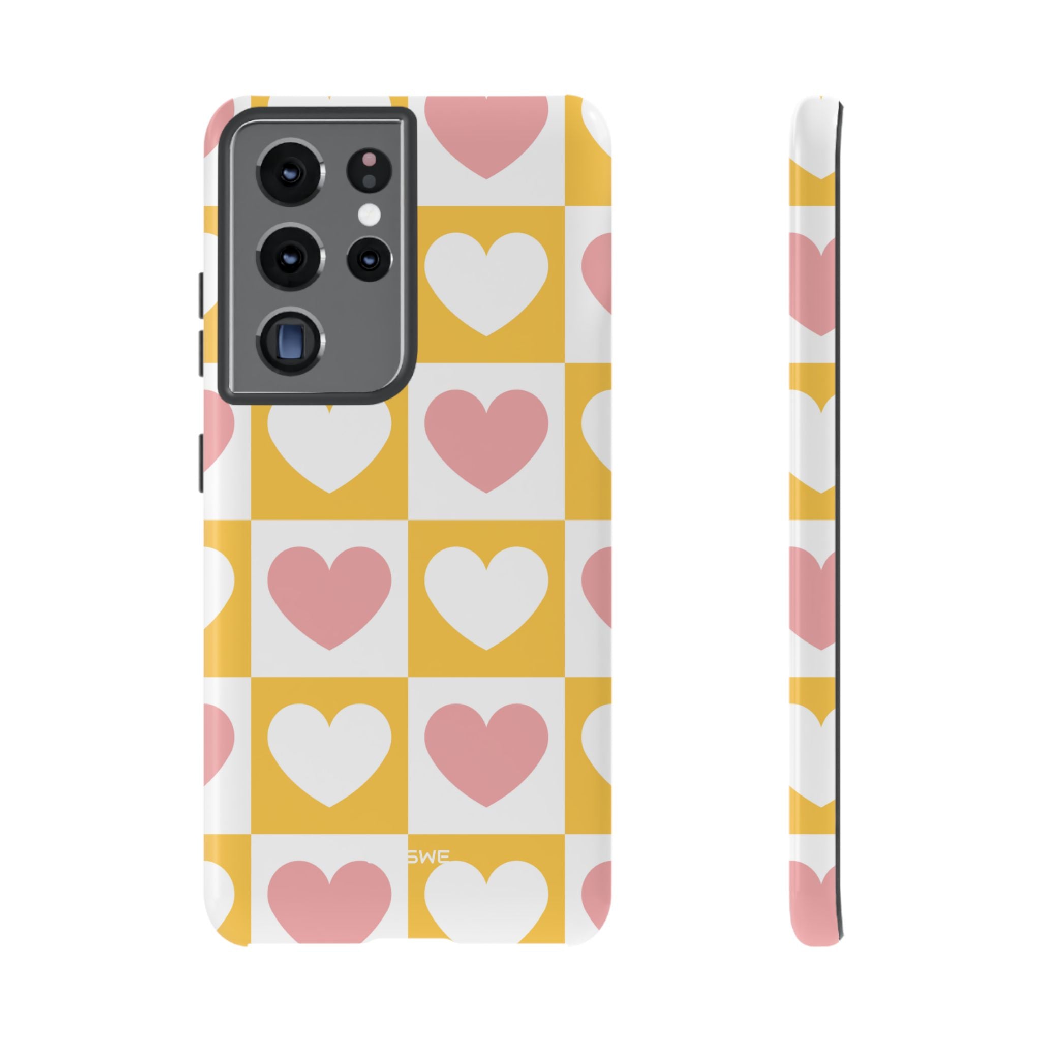 Heart Grid Harmony - Samsung Case
