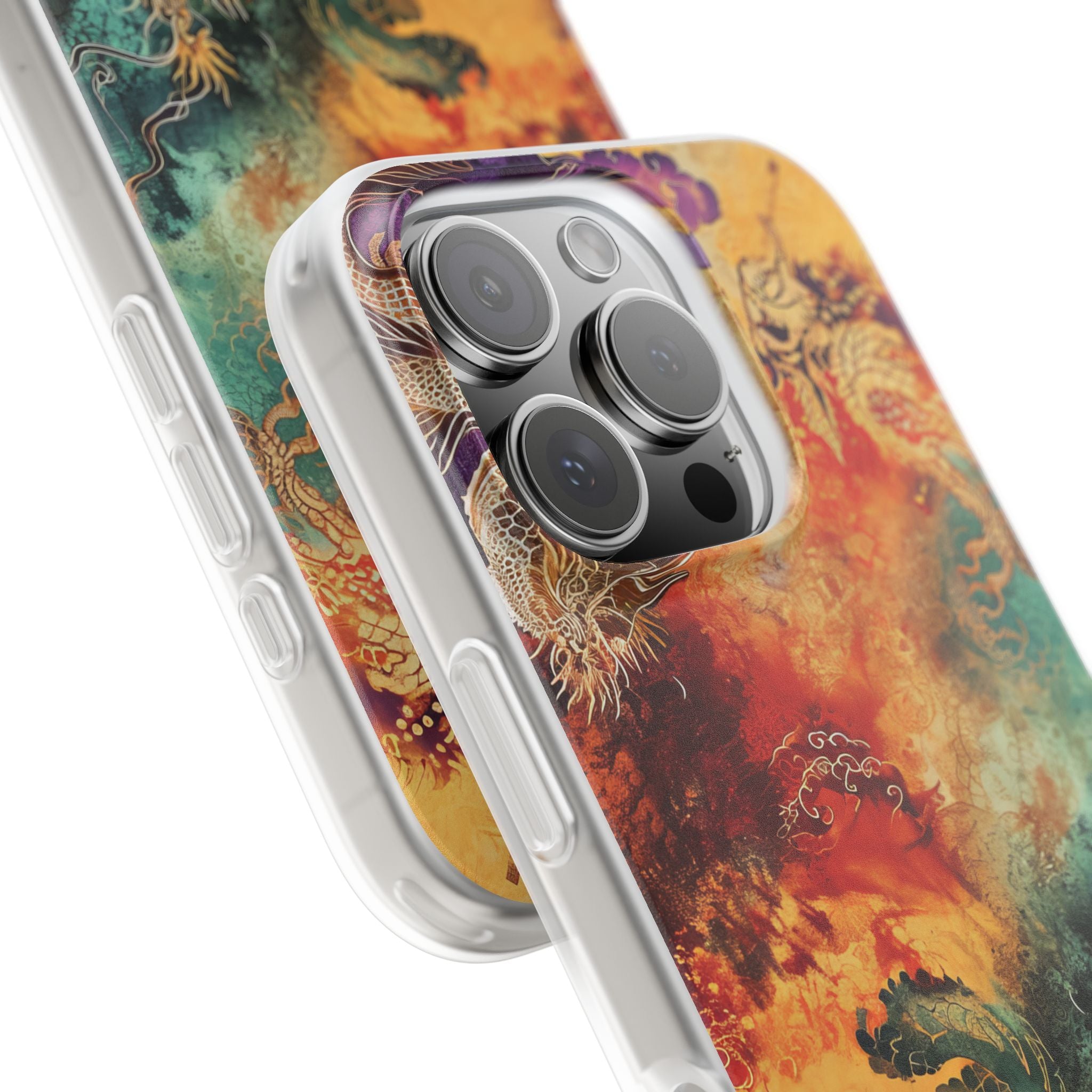 Dragon Ember iPhone 16 Pro Case - Soft