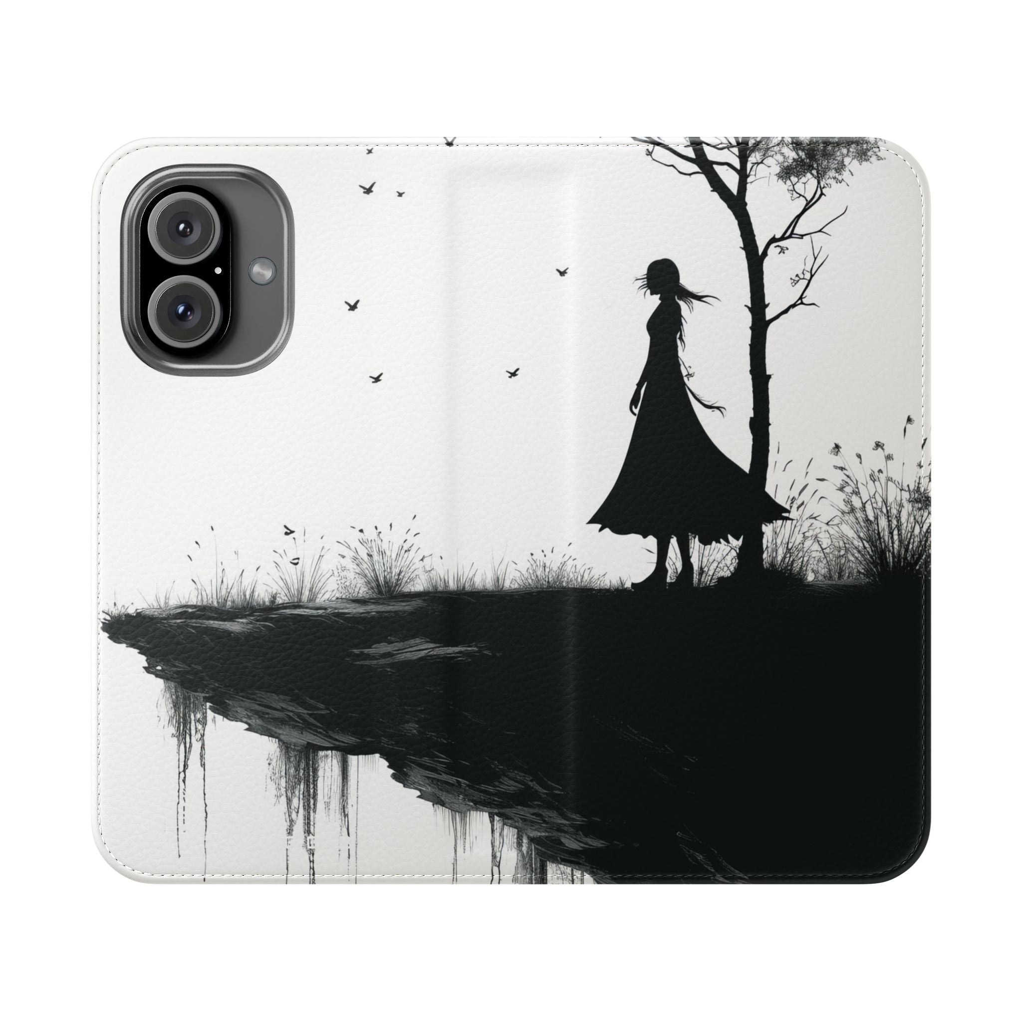 Cliff Silhouette - iPhone 16 Case - Wallet