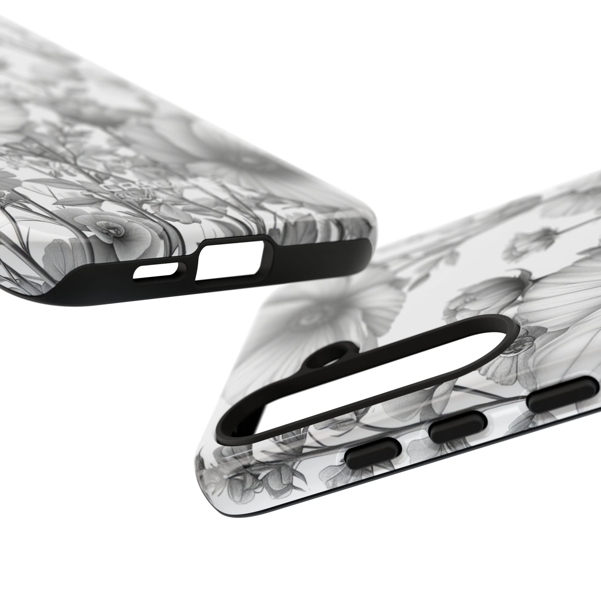 Vintage Floral Etching Samsung S24 - Tough