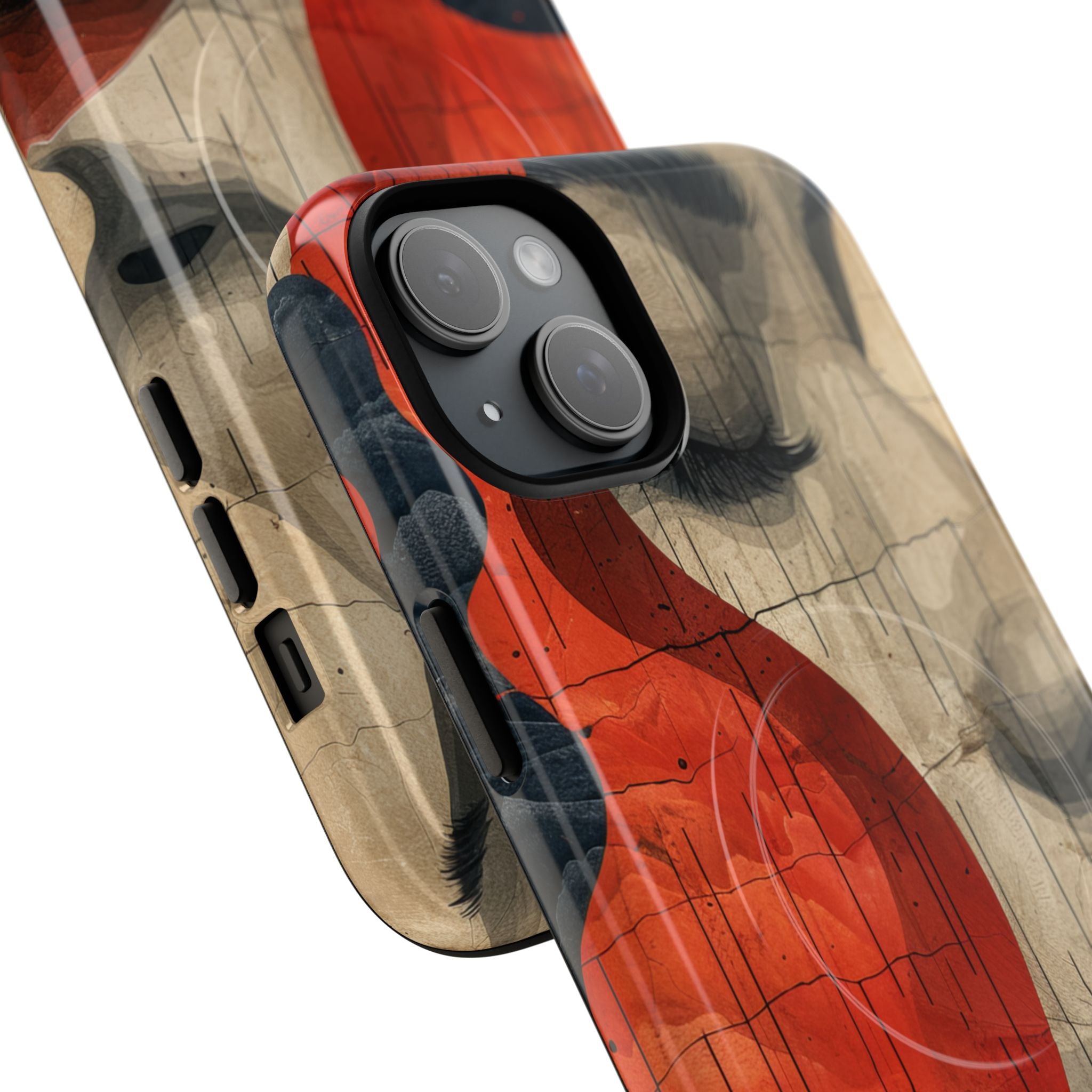 Crimson Flow Profile iPhone 15 - Tough+