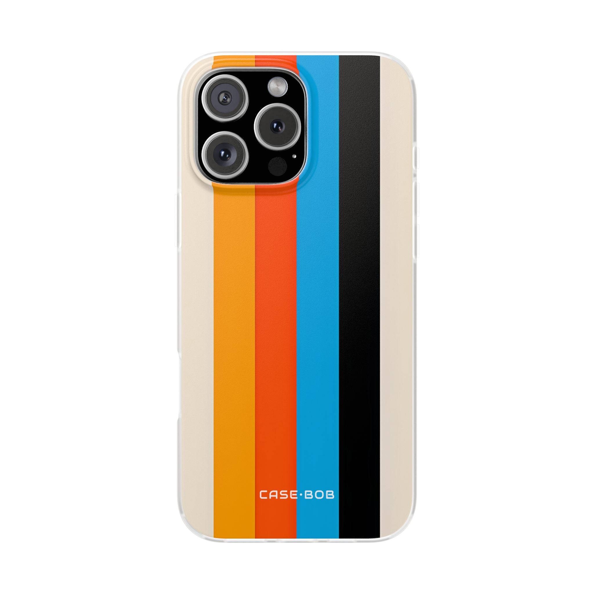 Vivid Stripe Harmony iPhone 16 Pro Max Case - Soft