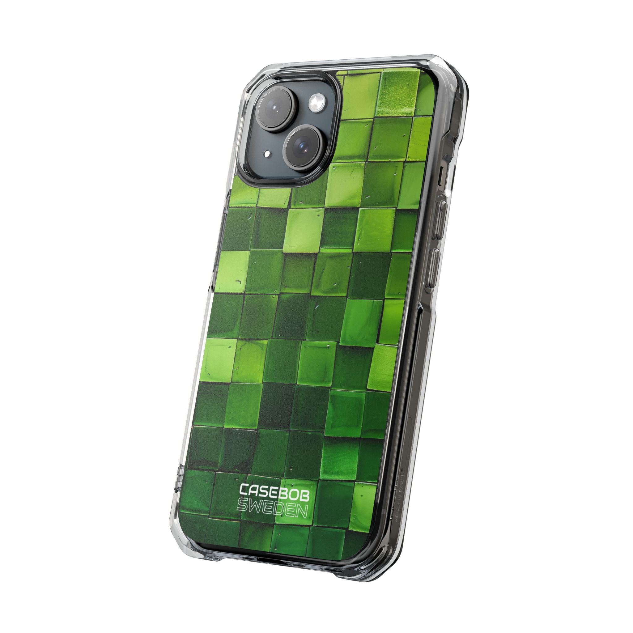 Green Tile Harmony iPhone 15 - Impact Clear+