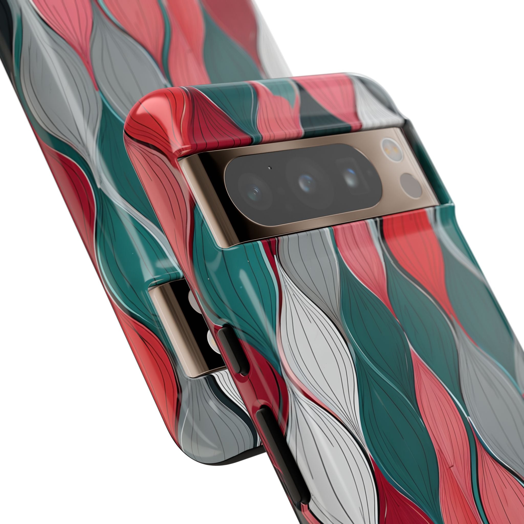 Leaf Cascade Teal Google Pixel 8 Pro Case - Tough