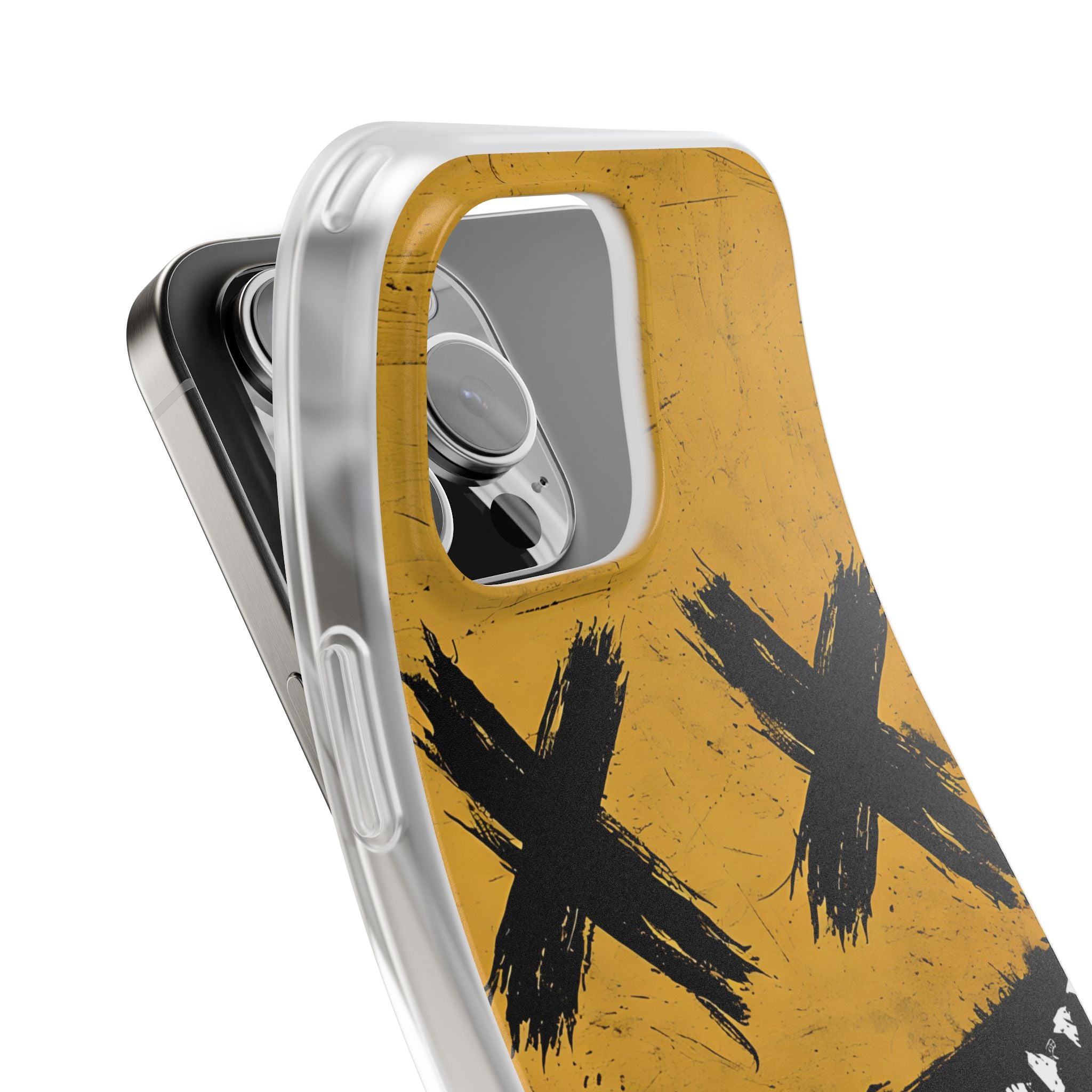 Jagged Smile Yellow iPhone 16 Pro Max Case - Soft