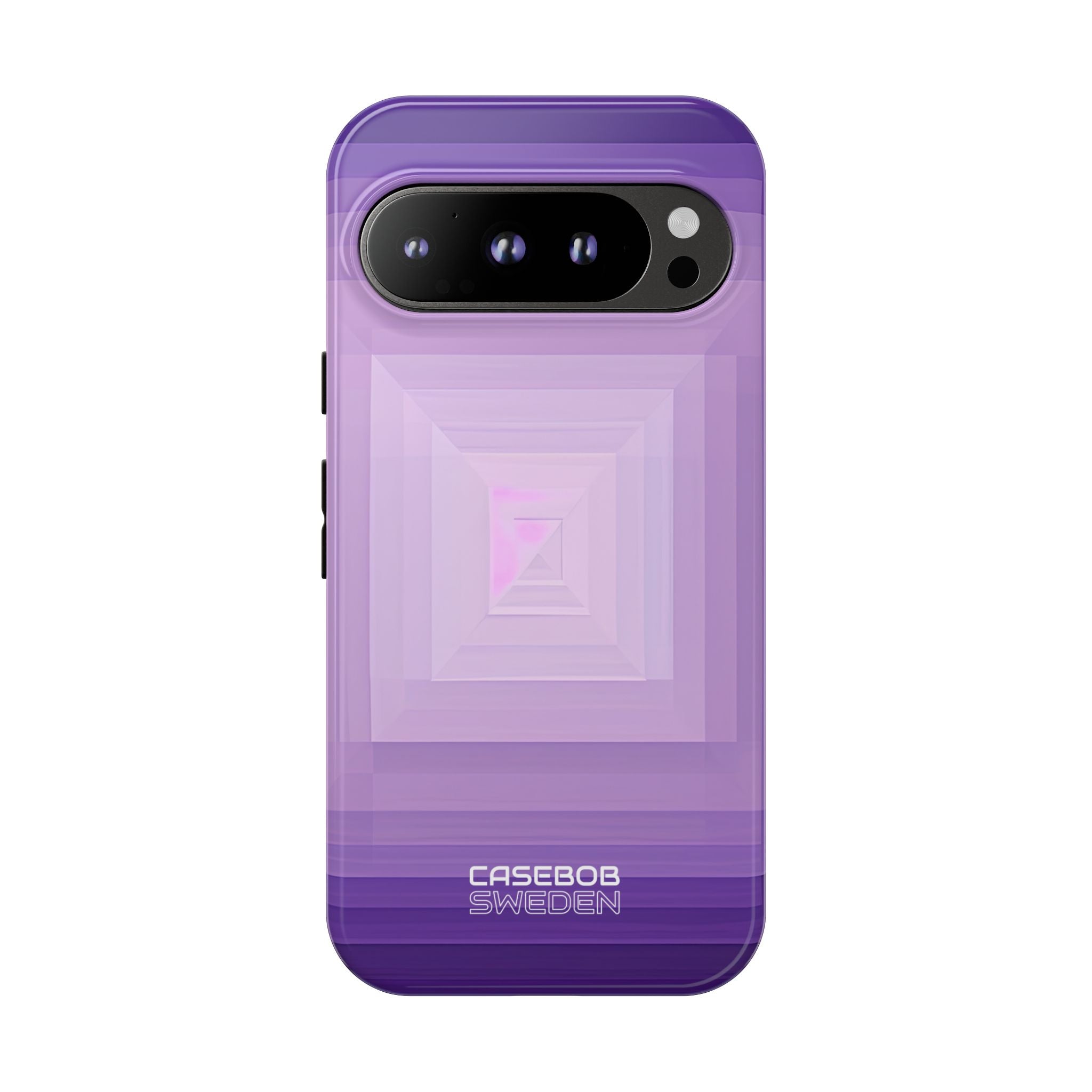Purple Geometry Vortex Google Pixel 9 - Tough