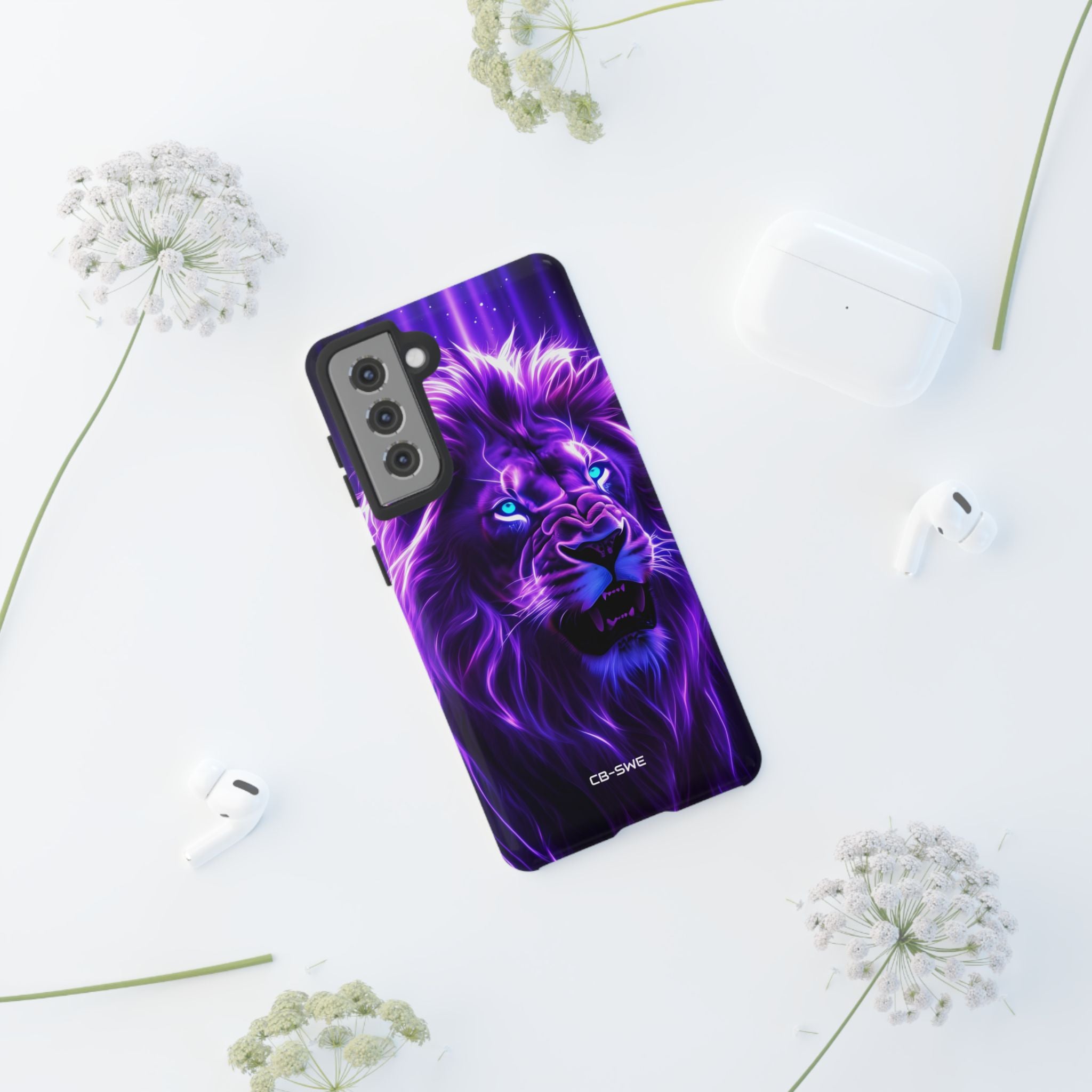 Neon Lion Majesty - Samsung Case