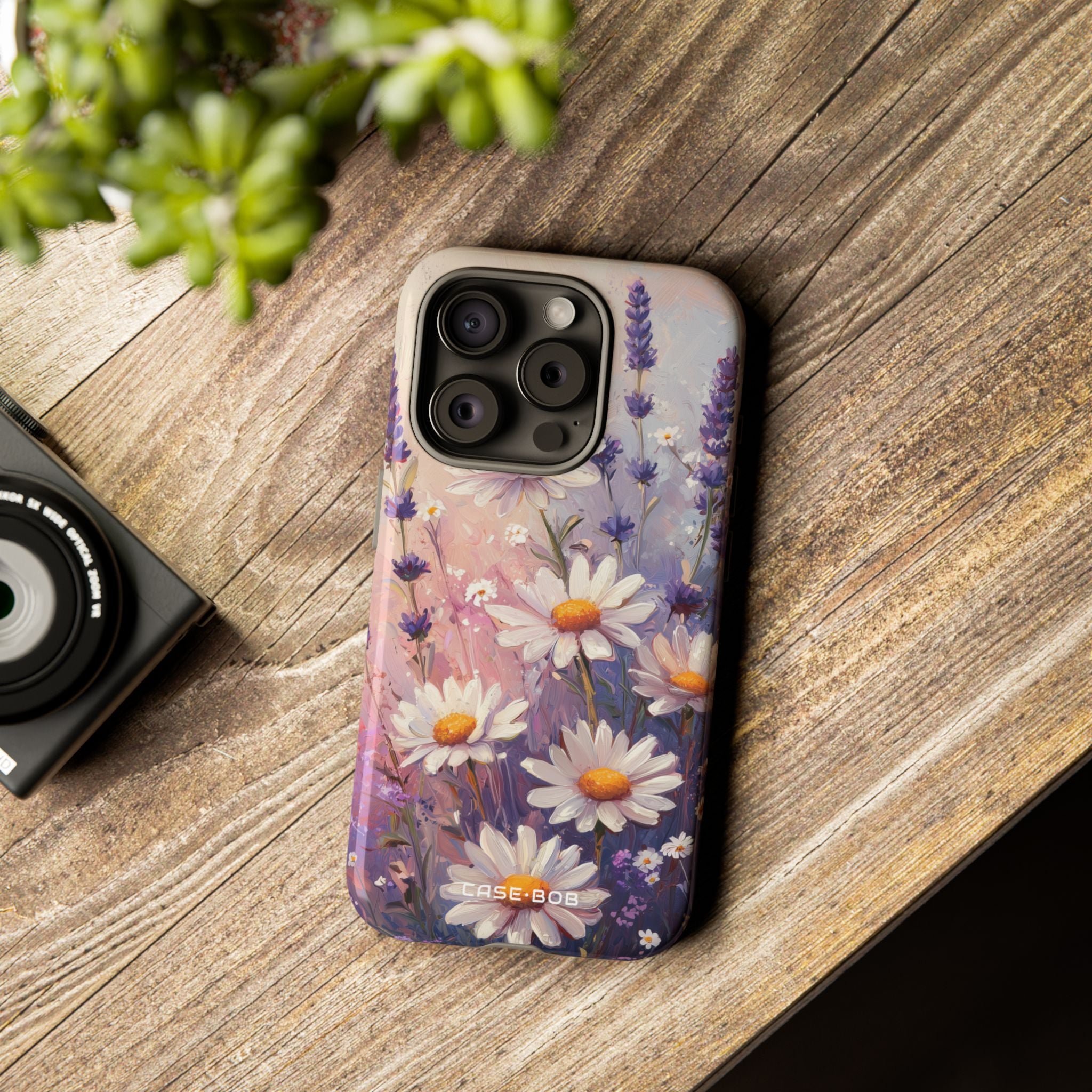 Daisy Lavender Bloom iPhone 15 Pro Case - Tough