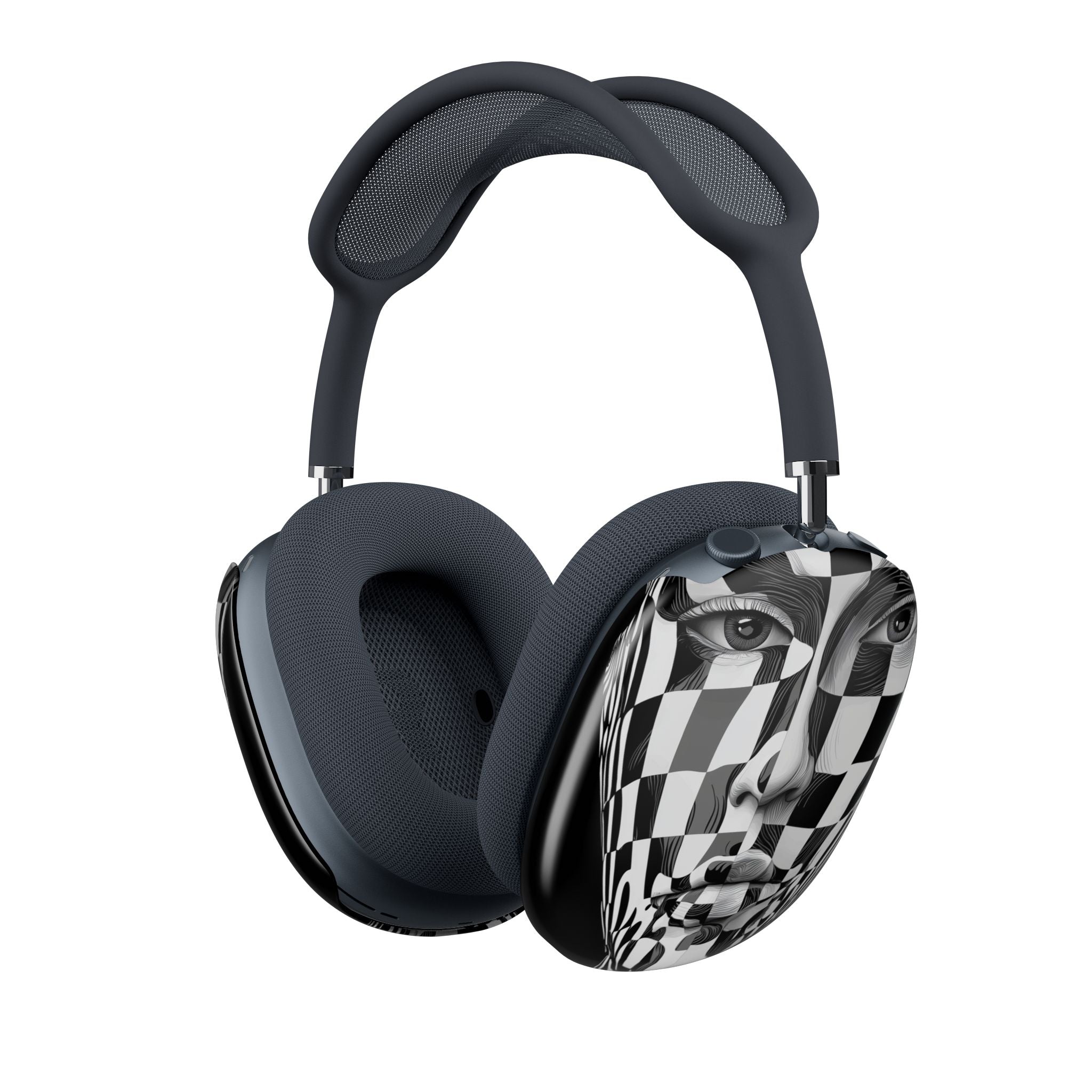 Peilattu ruutukuvioinen kasvot - AirPod Max Case