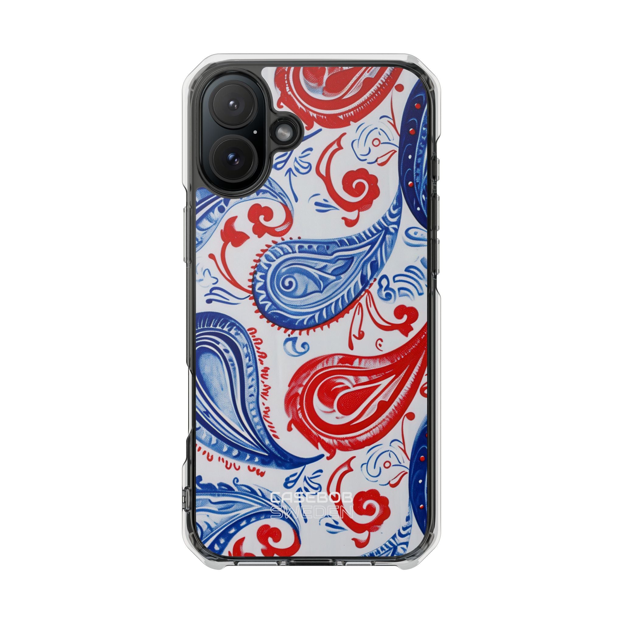 Vibrant Paisley Swirls iPhone 16 - Impact Clear+