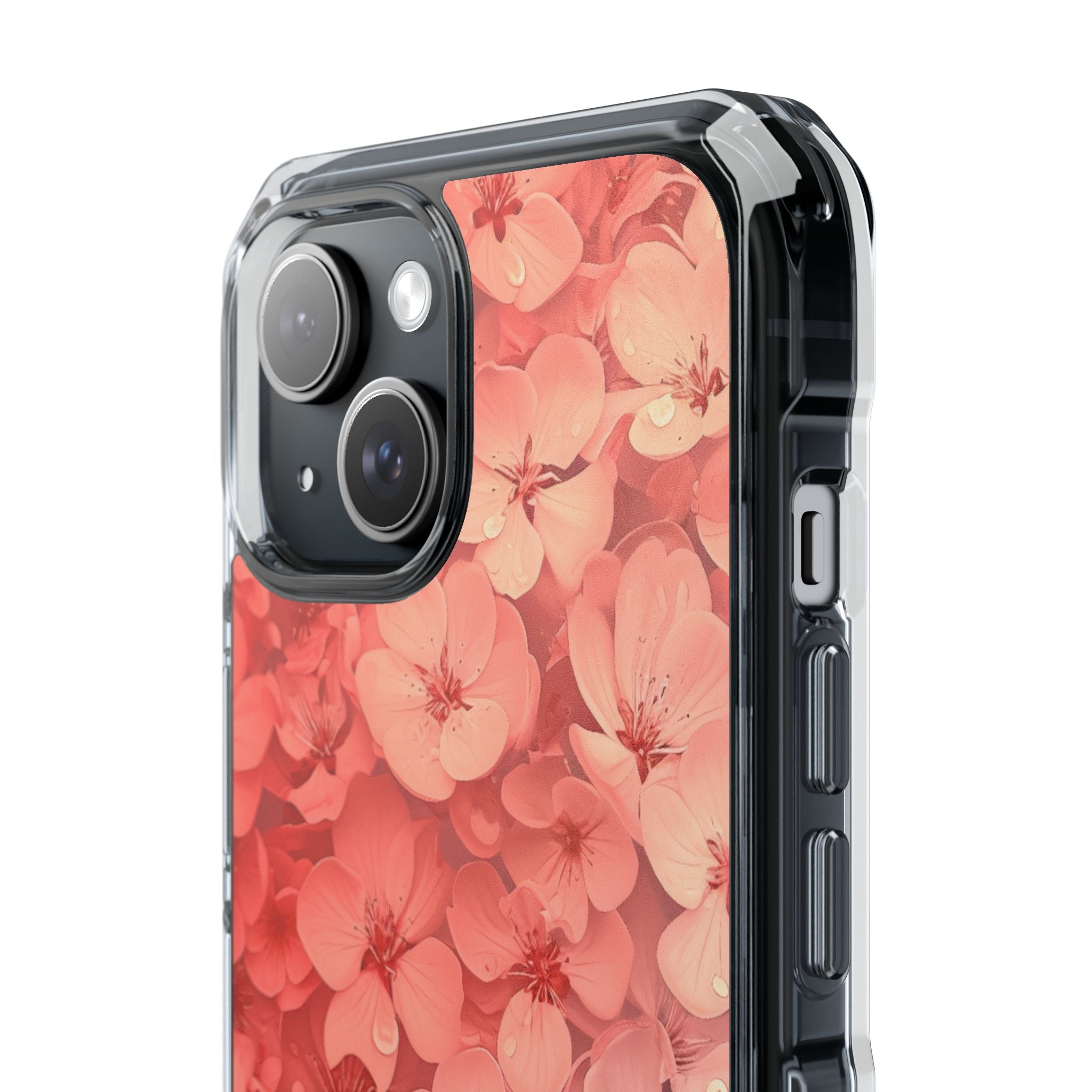 Blush Garden Bloom iPhone 15 - Impact Clear+