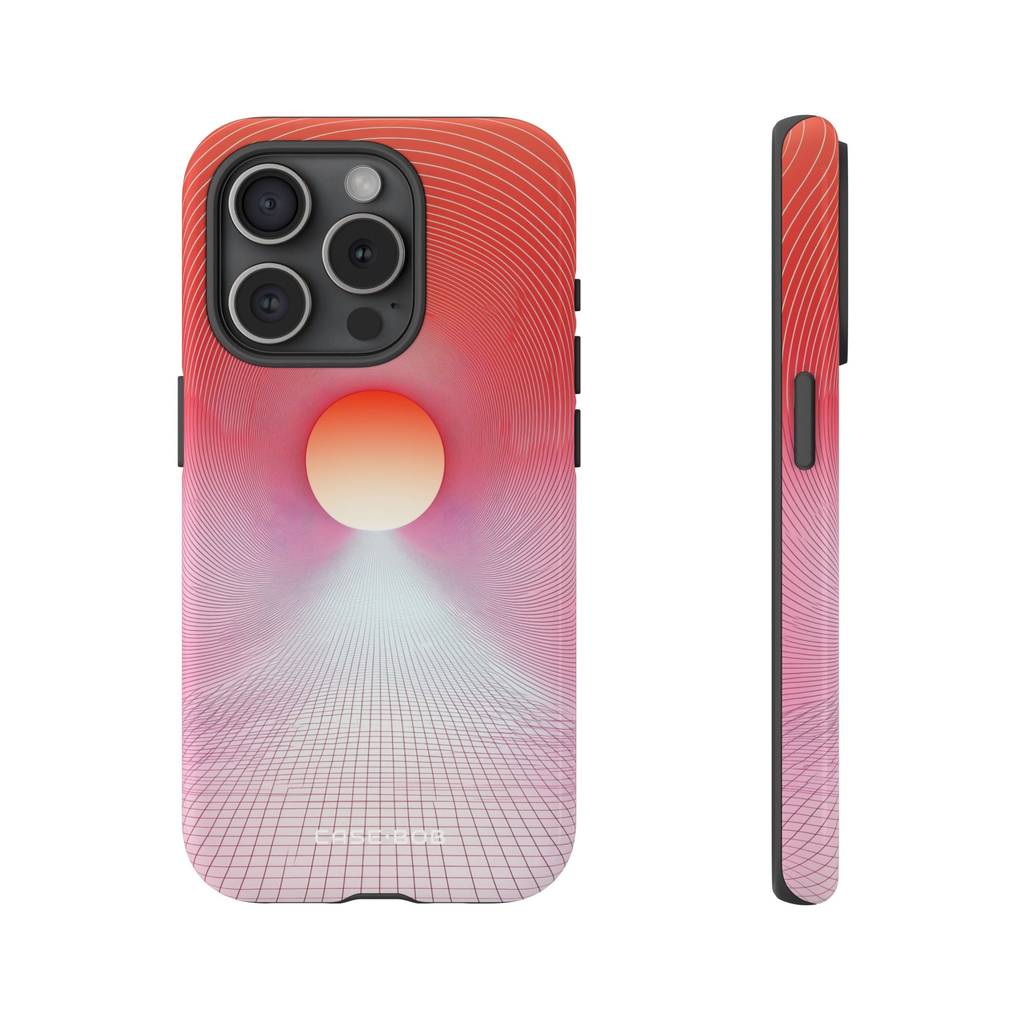 Orange Portal iPhone 15 Pro Case - Tough