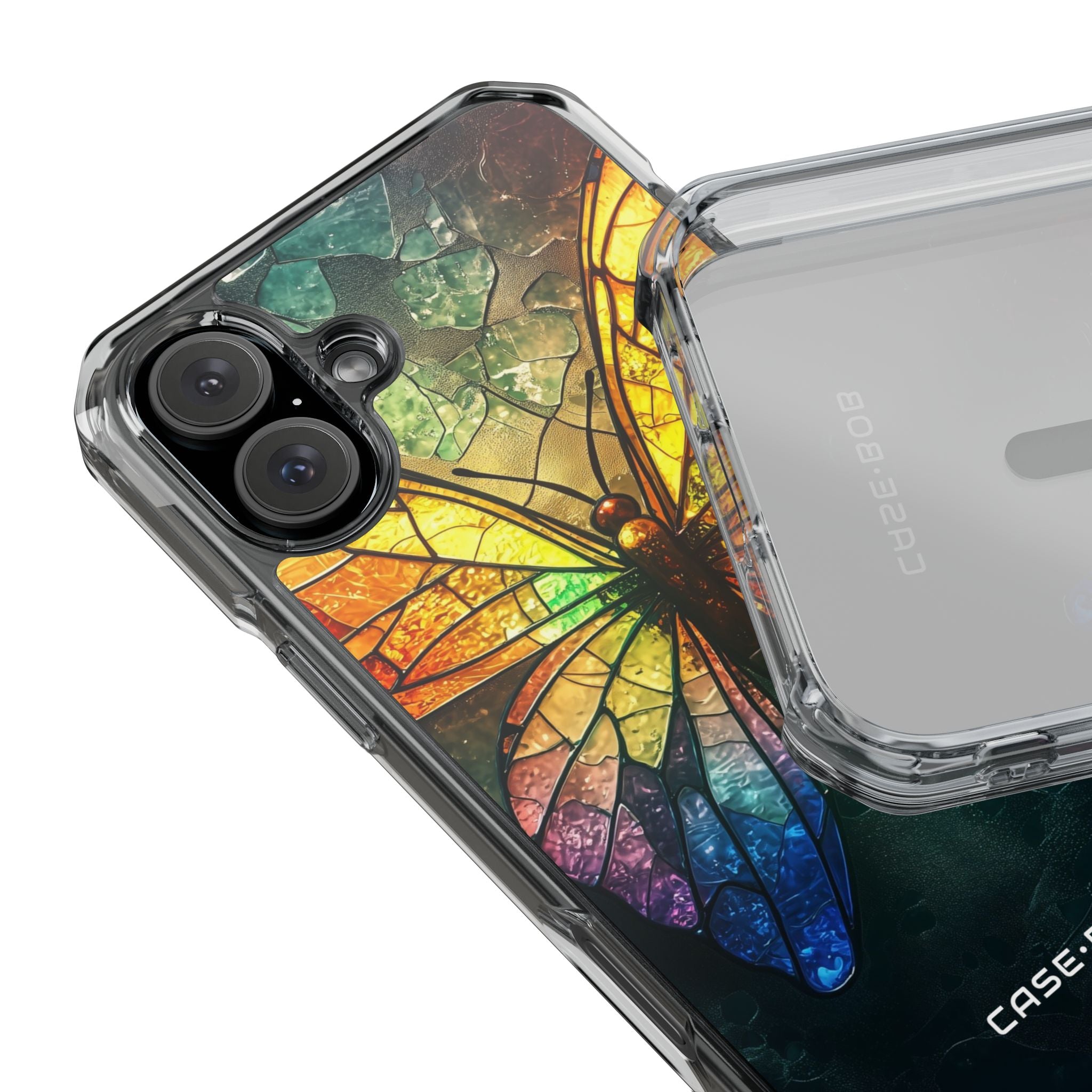 Stained Glass Butterfly iPhone 16 Plus Case - Impact