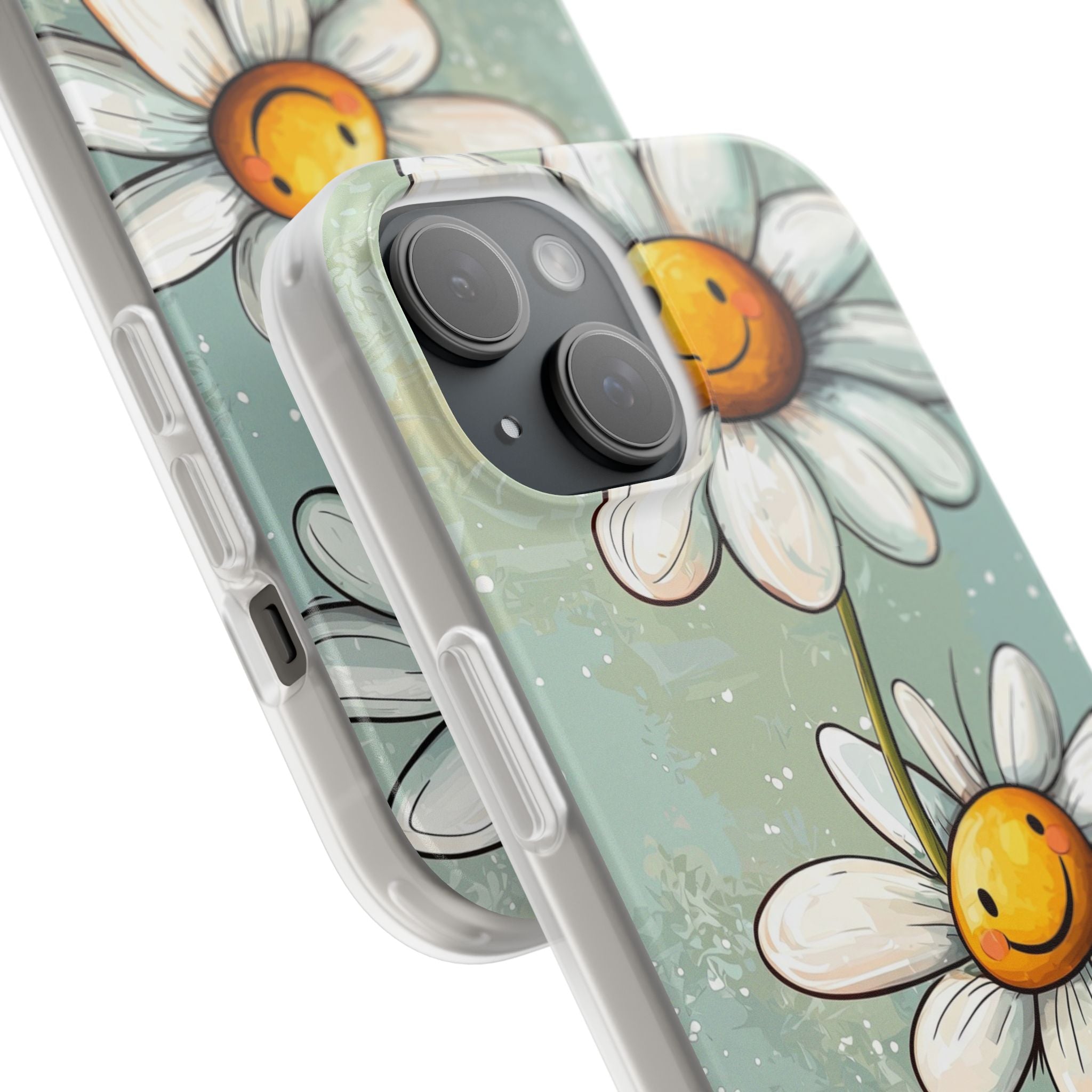 Sunny Daisy Smiles iPhone 15 Case - Soft