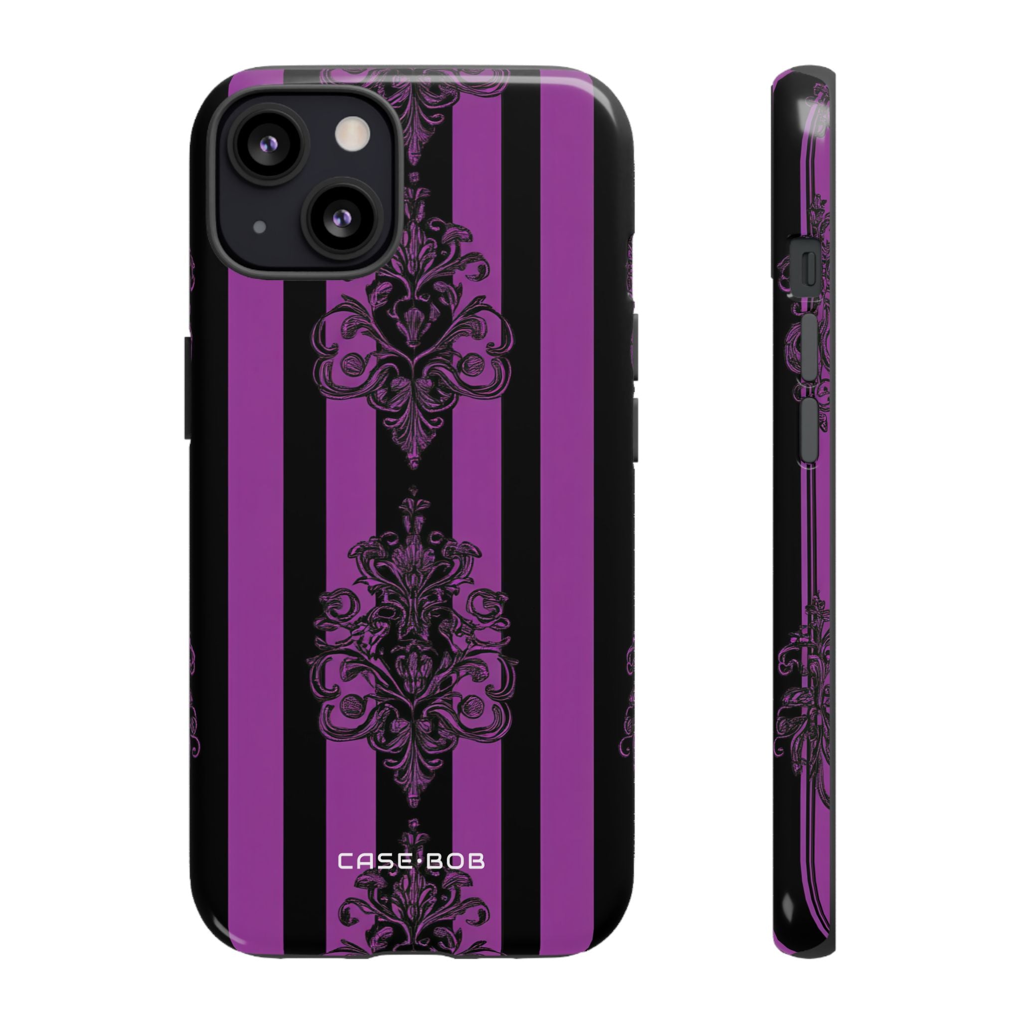 Damask Elegance Purple iPhone 13 Case - Tough