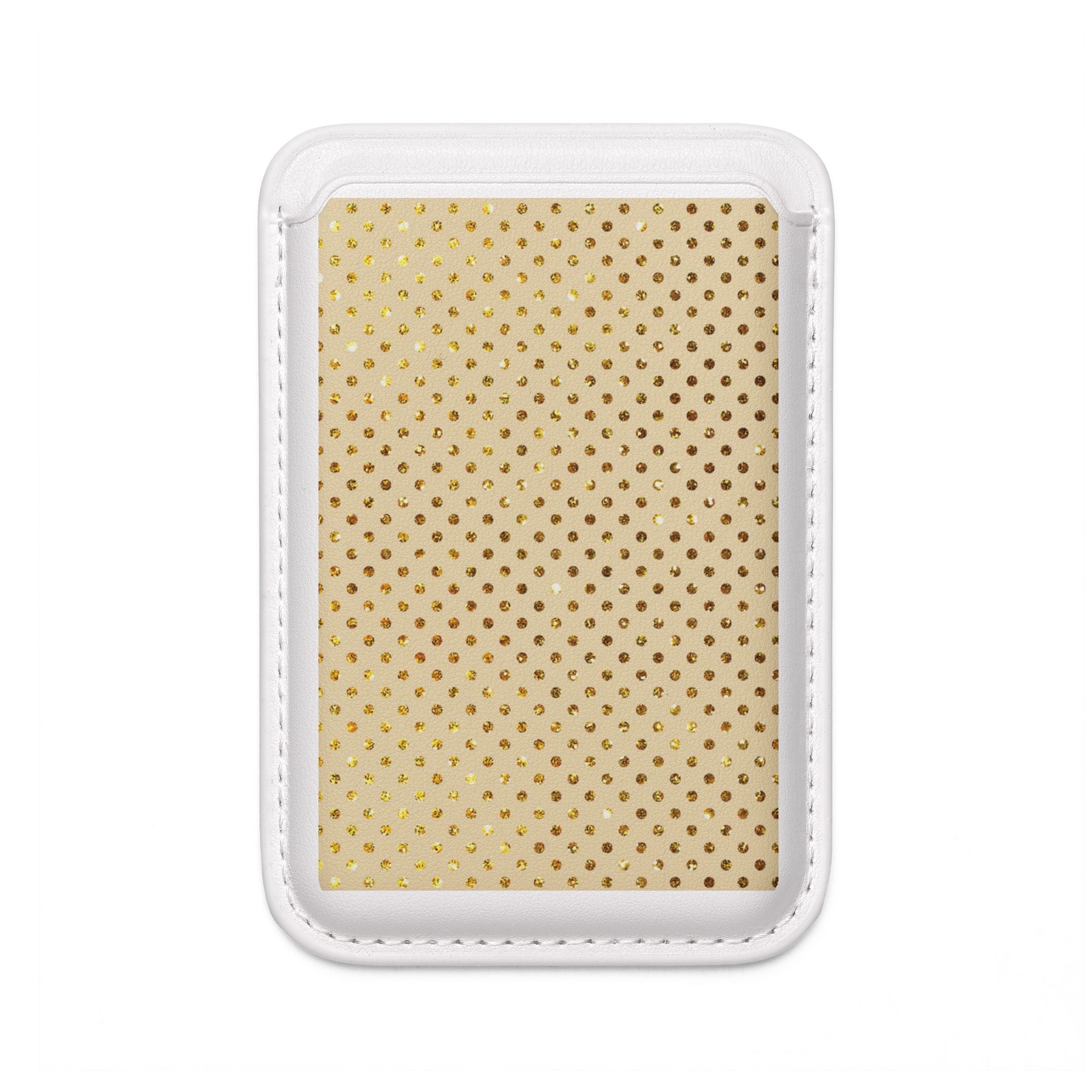 Golden Sparkle Wallet – MagSafe Ready