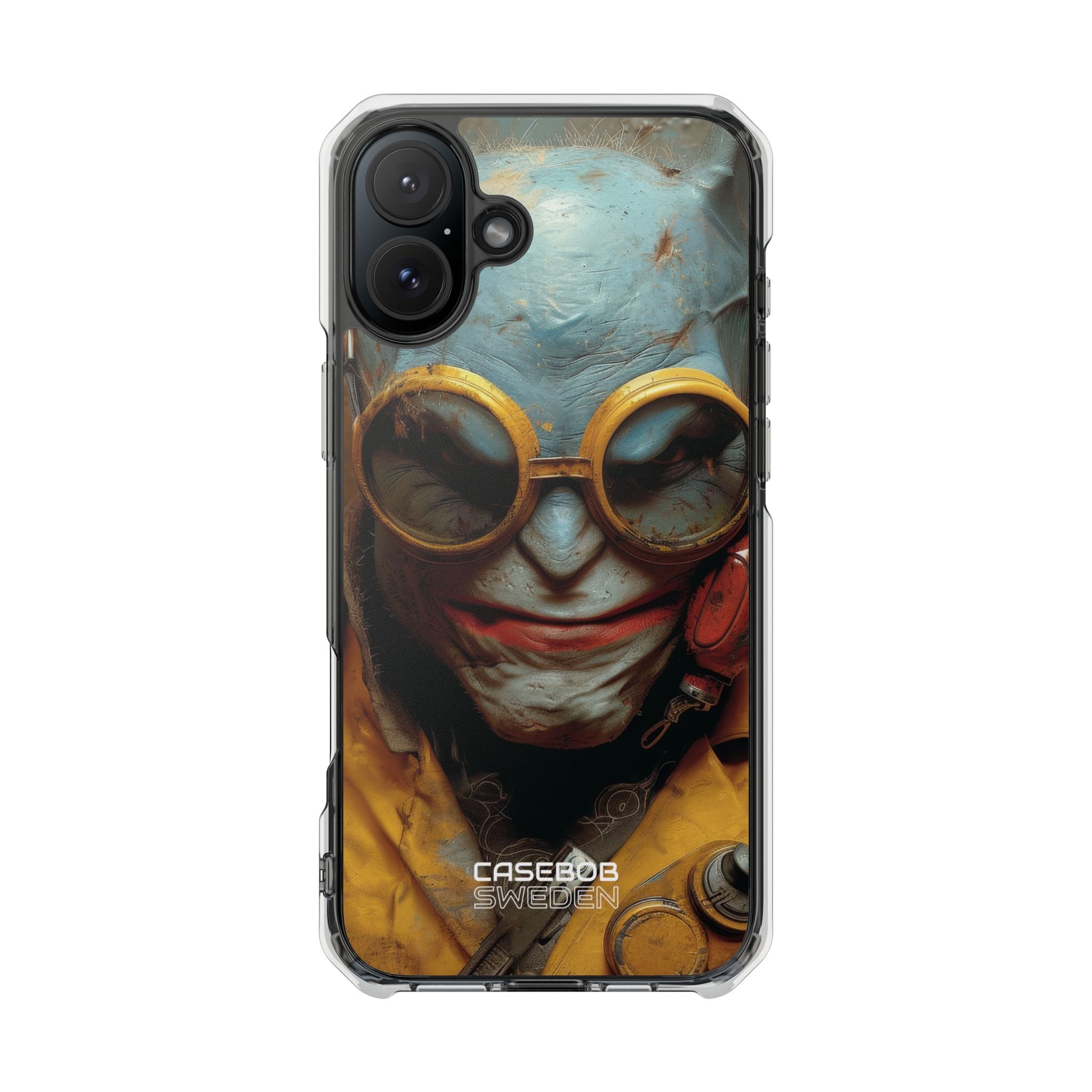 Steampunk Masked Adventurer iPhone 16 - Impact Clear+