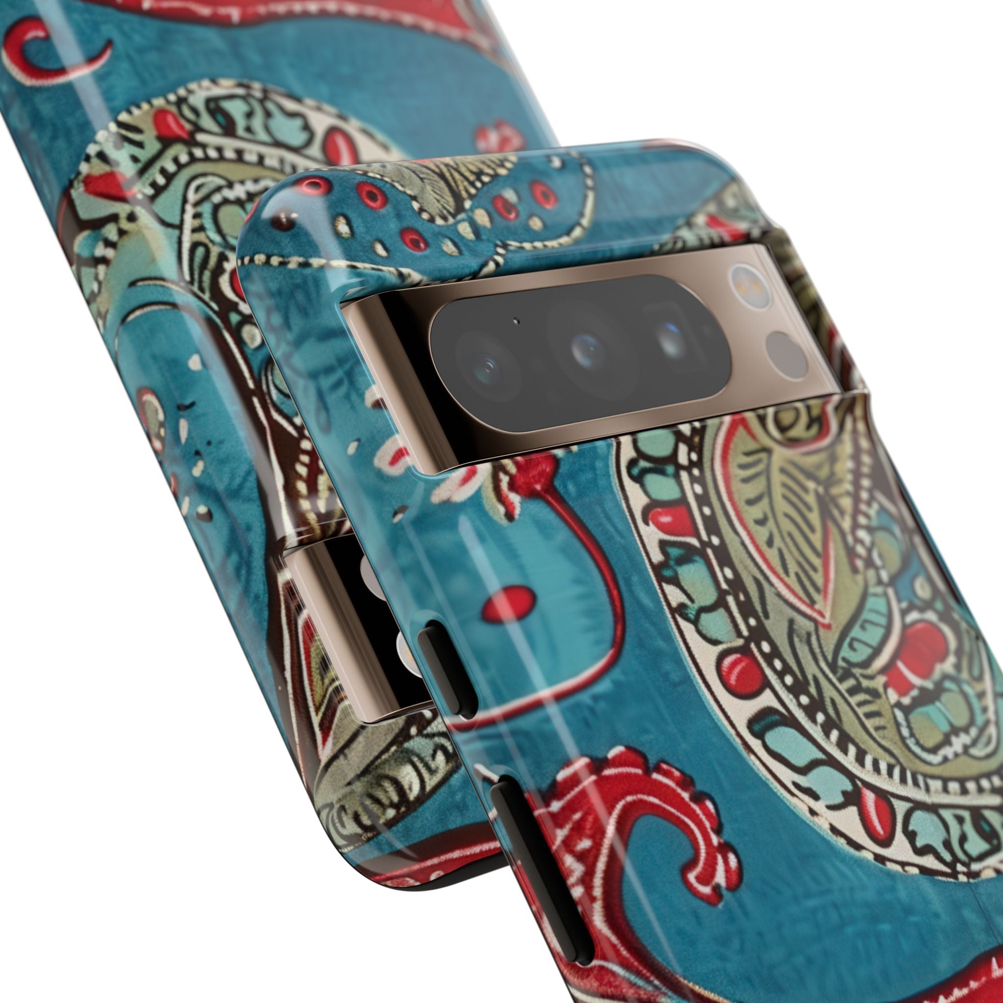 Paisley Floral Fusion Google Pixel 8 - Tough