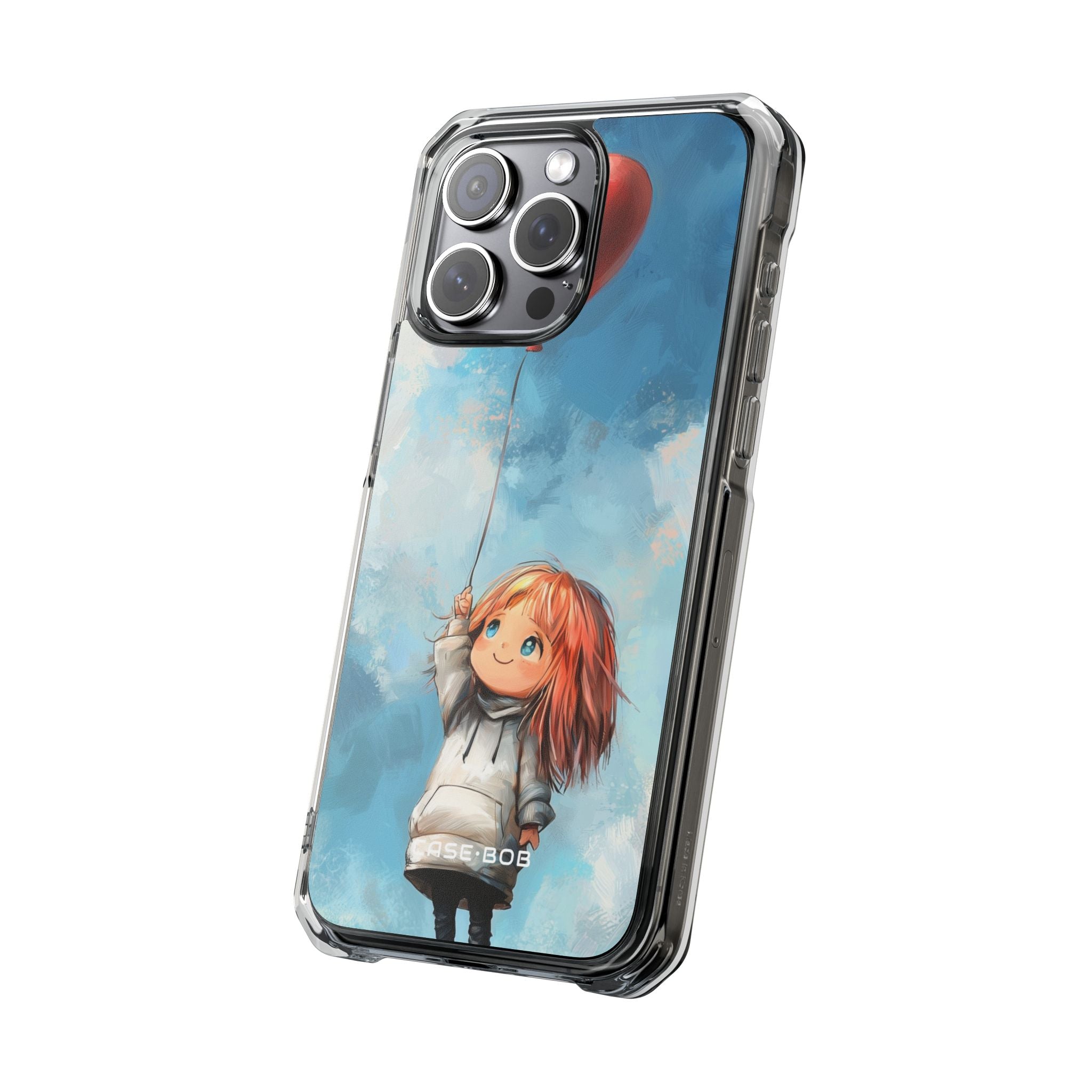 Heart Balloon Whimsy iPhone 15 Pro Max Case - Impact