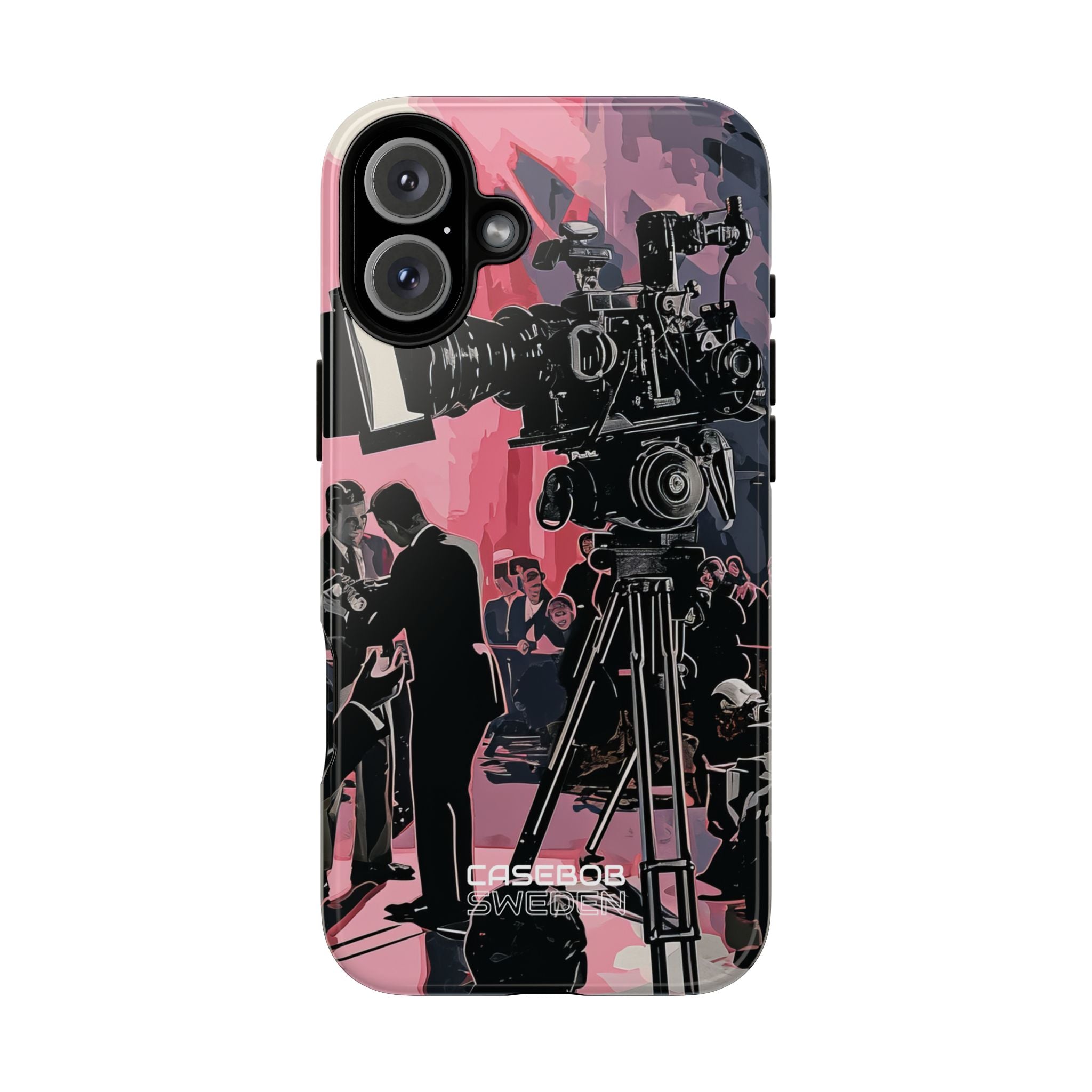 Vintage Cinema Dreams iPhone 16 - Tough