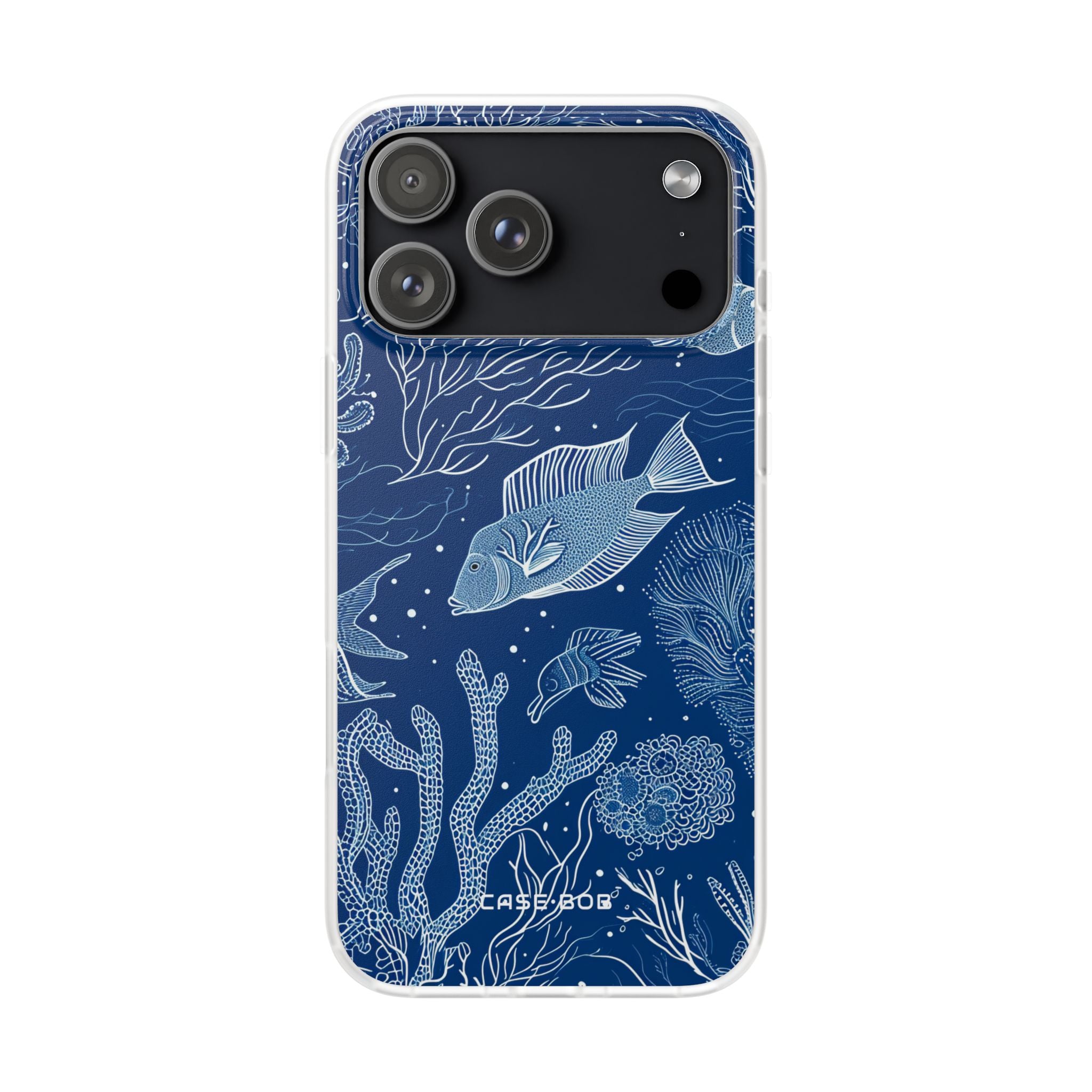 Navy Scale Reef iPhone 17 Pro MaxCase - Soft