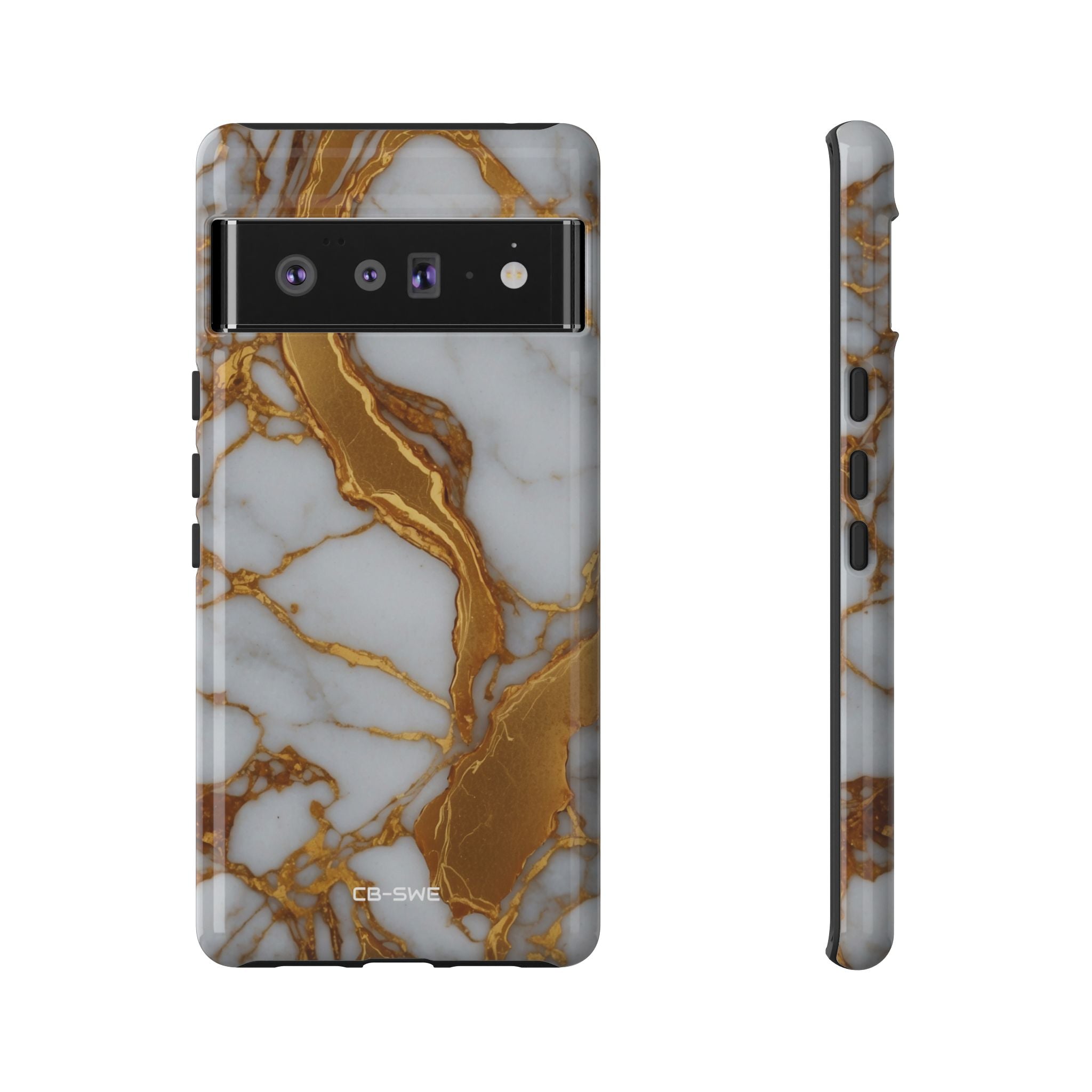 Golden Veins Flow - Google Pixel Case