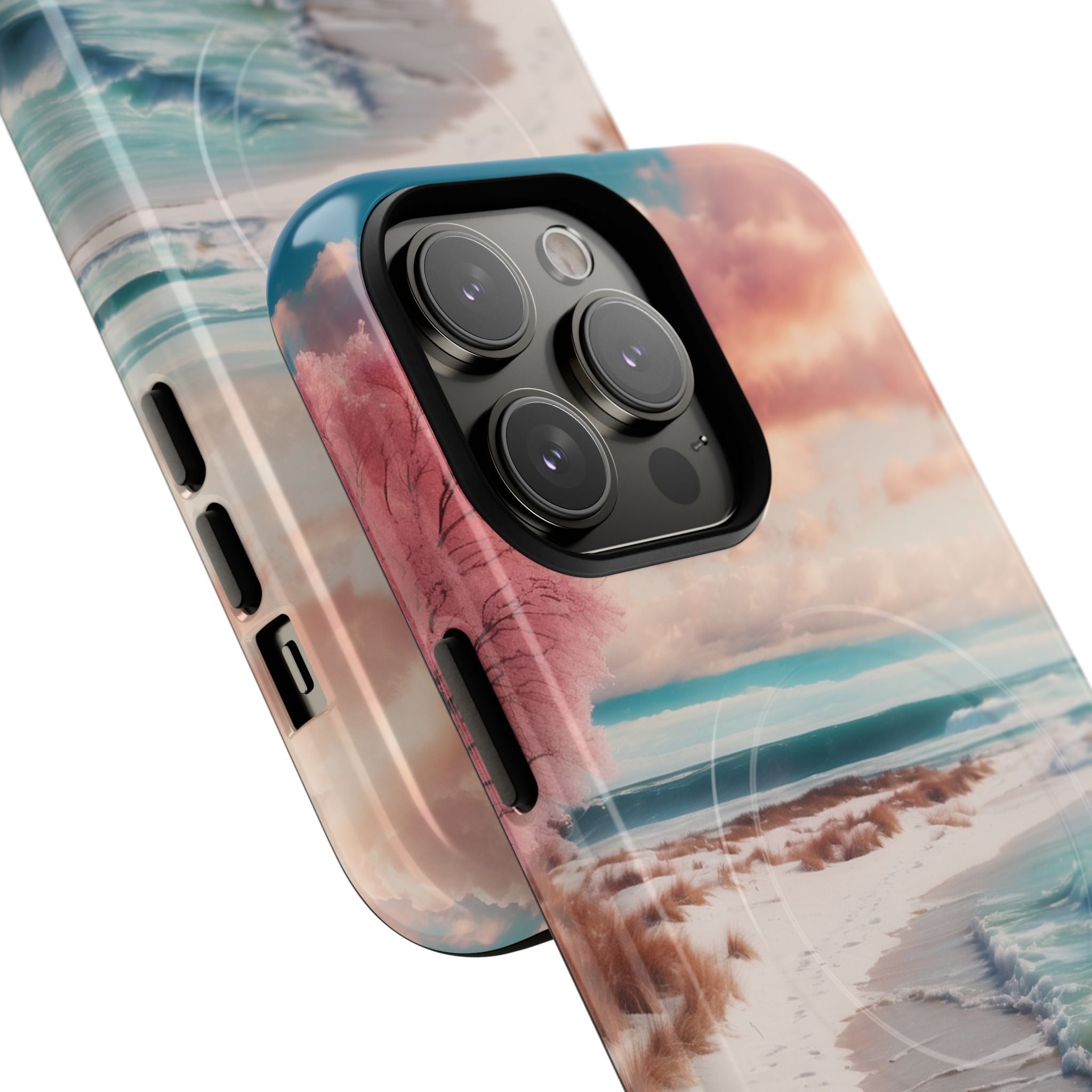 Pink Tree Breeze iPhone 14 Pro Max Case - Tough+