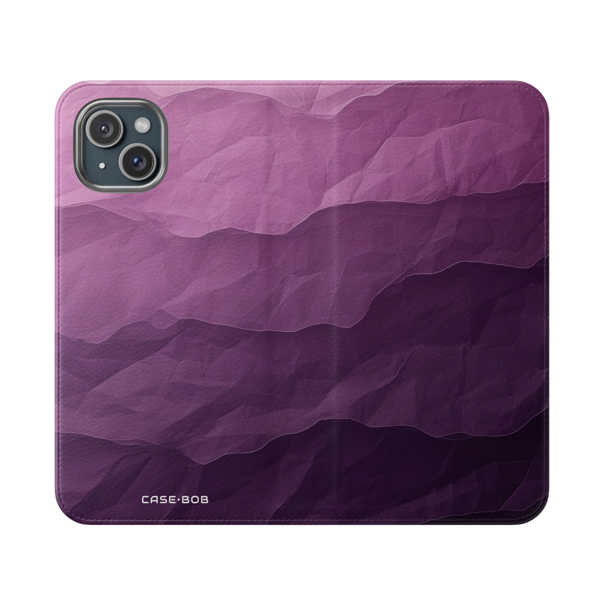 Lavender Waves - iPhone 15 Plus Case - Wallet