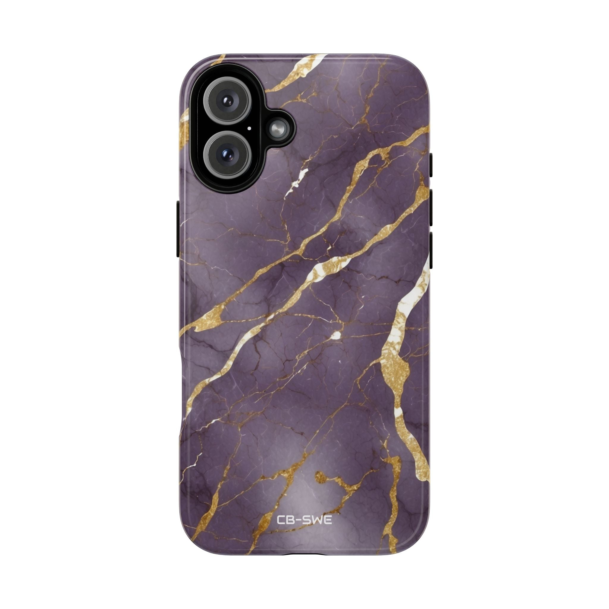 Golden Veins Flowing - iPhone Case