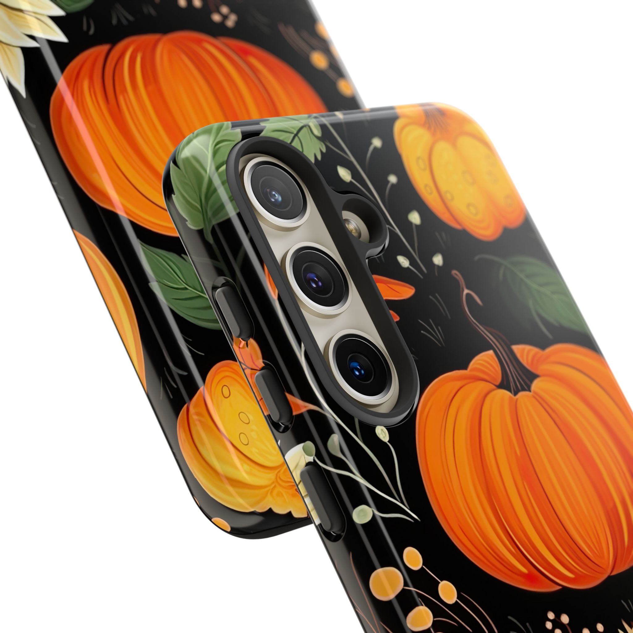 Pumpkin Glow Samsung S24 Case - Tough