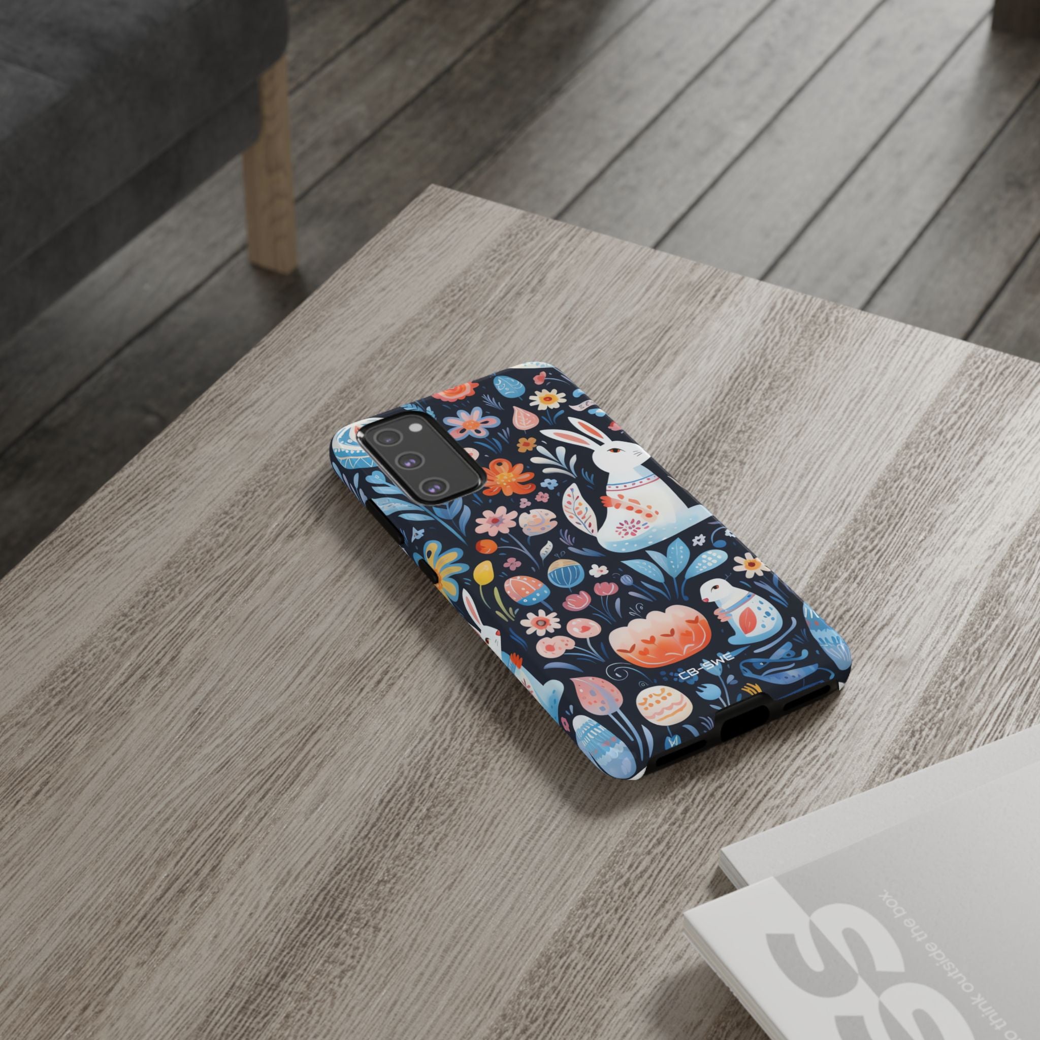Bunnies Play Among Flowers - Samsung Case
