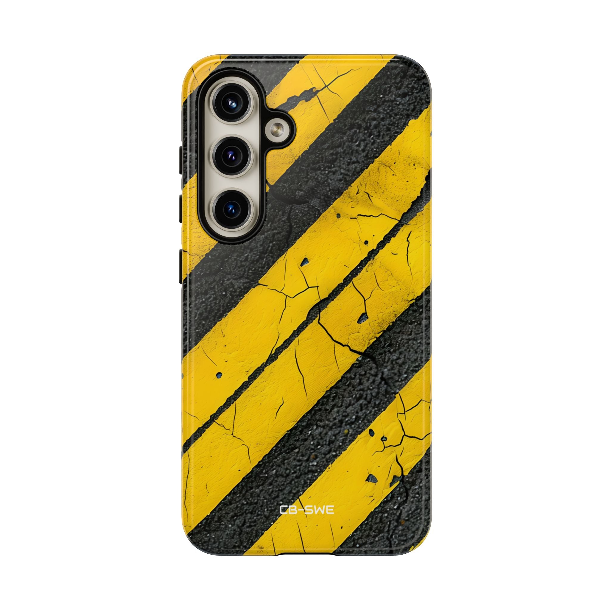 Cracked Hazard Lines - Samsung Case