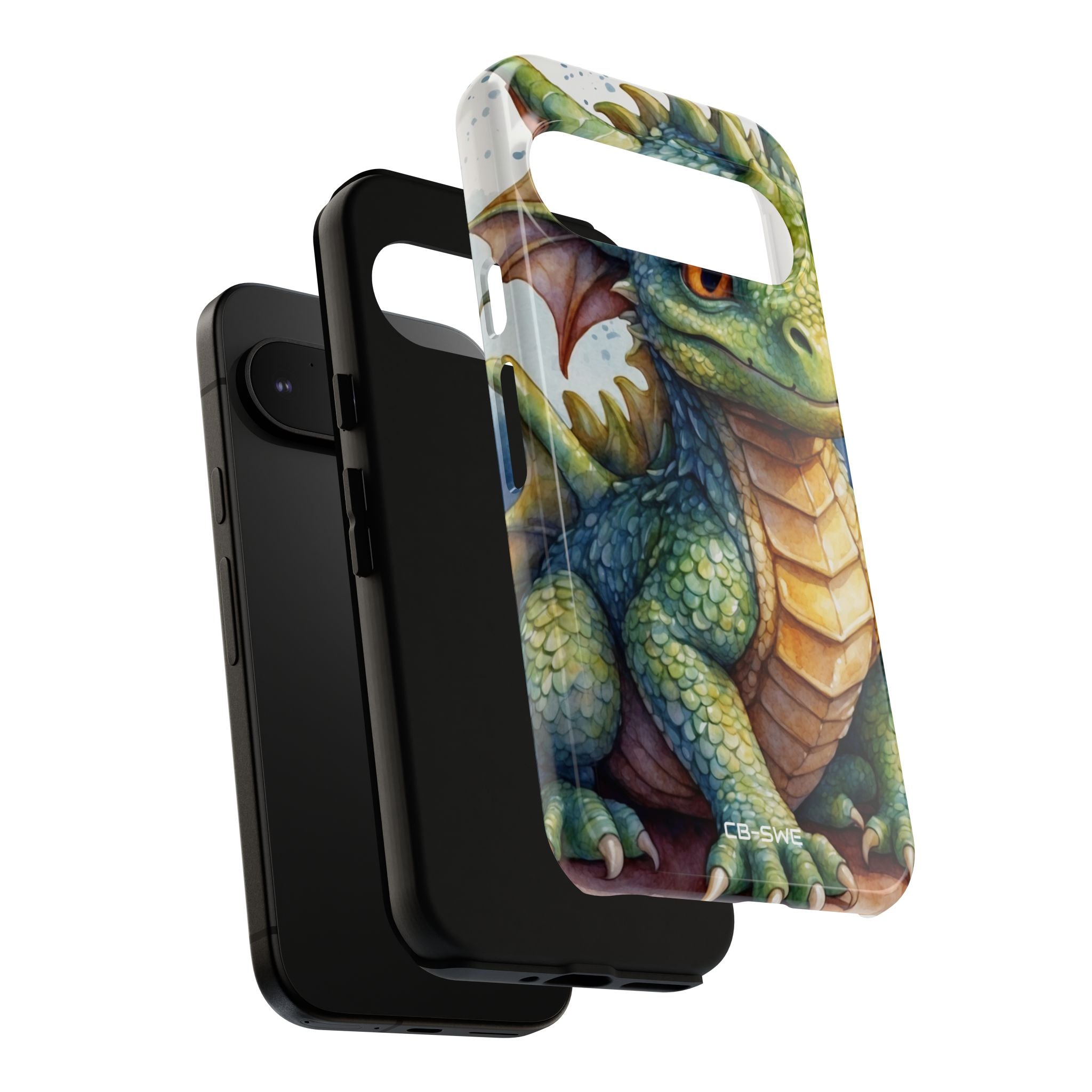 Green Dragon Smiles - Google Pixel Case