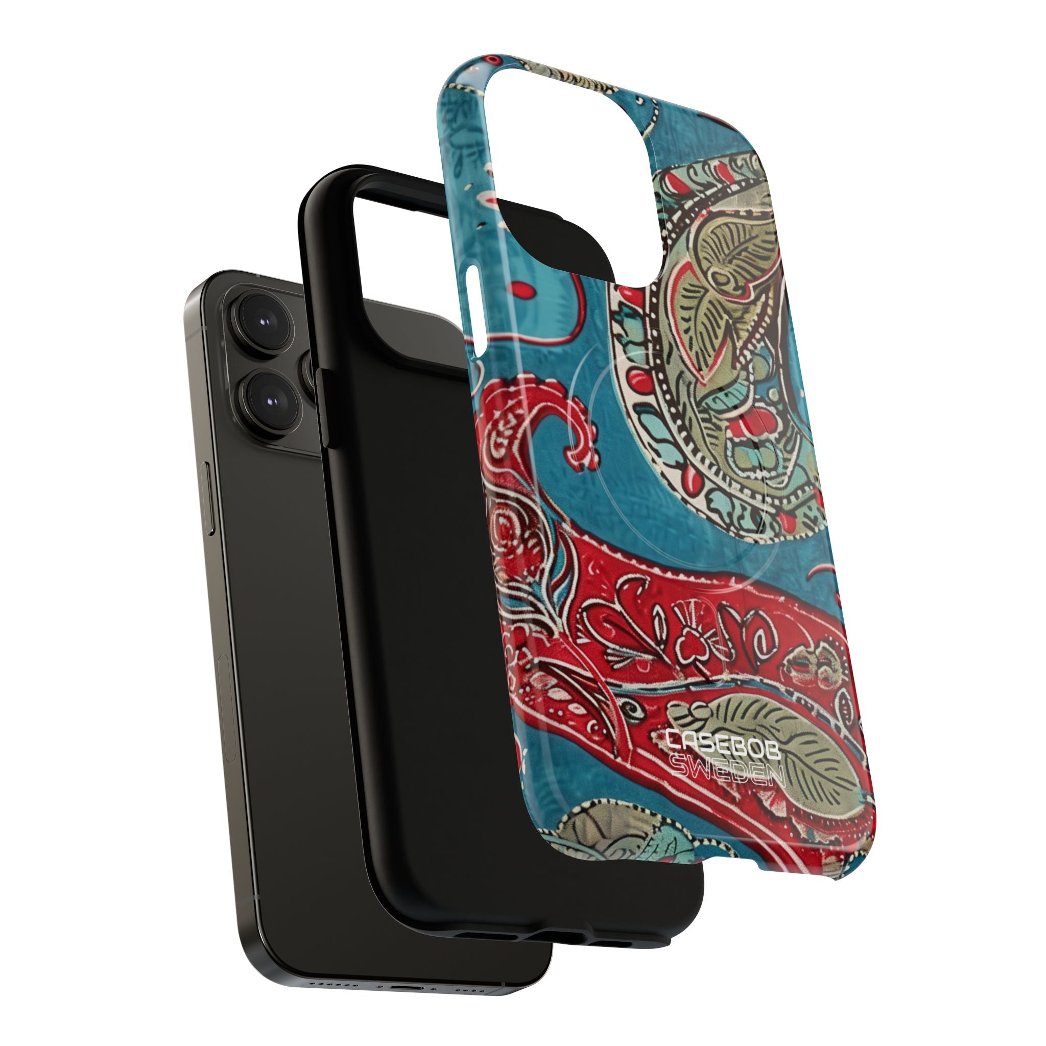 Paisley Floral Fusion iPhone 14 - Tough+