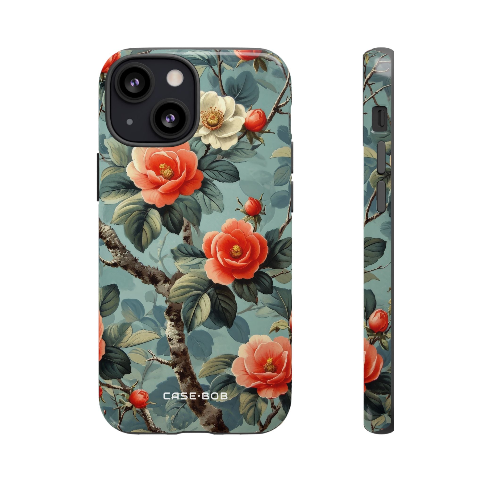 Coral Bloom iPhone 13 Mini Case - Tough