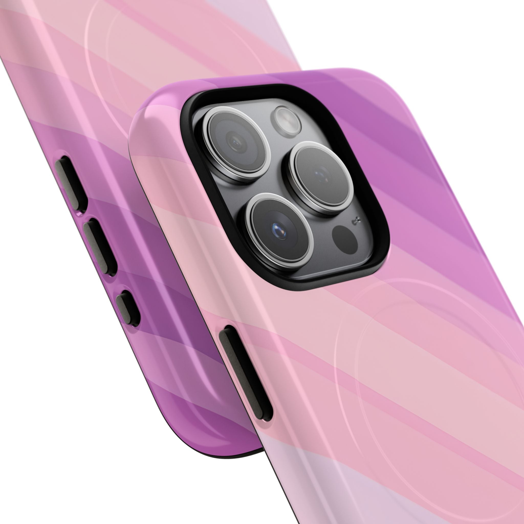 Pink Blue Gradient Layers iPhone 15 - Tough+