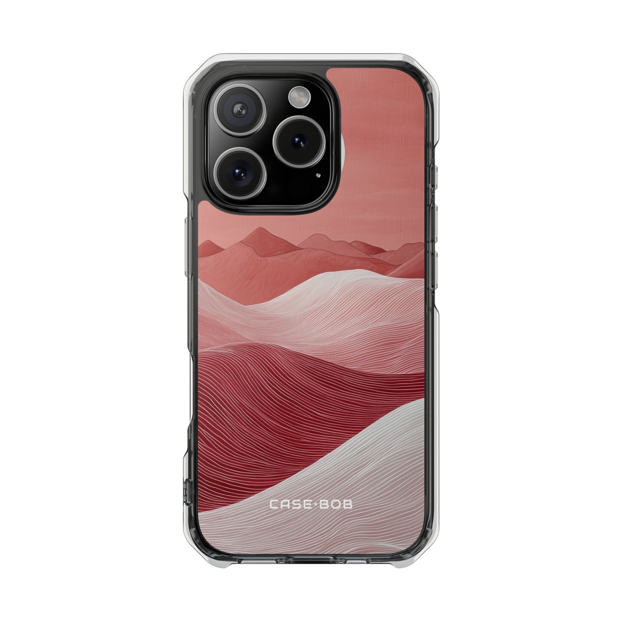 White Orb Dunes iPhone 16 Pro Case - Impact