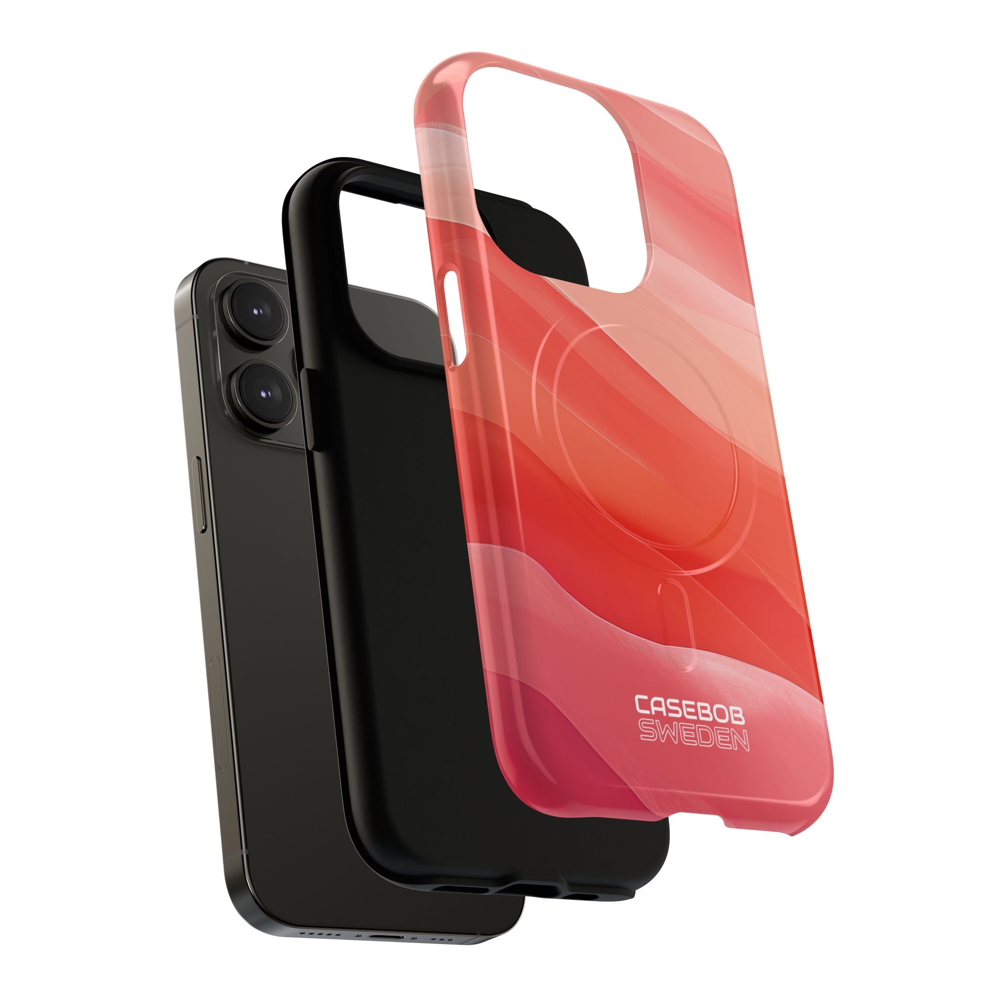Flowing Coral Waves iPhone 14 - Tough+