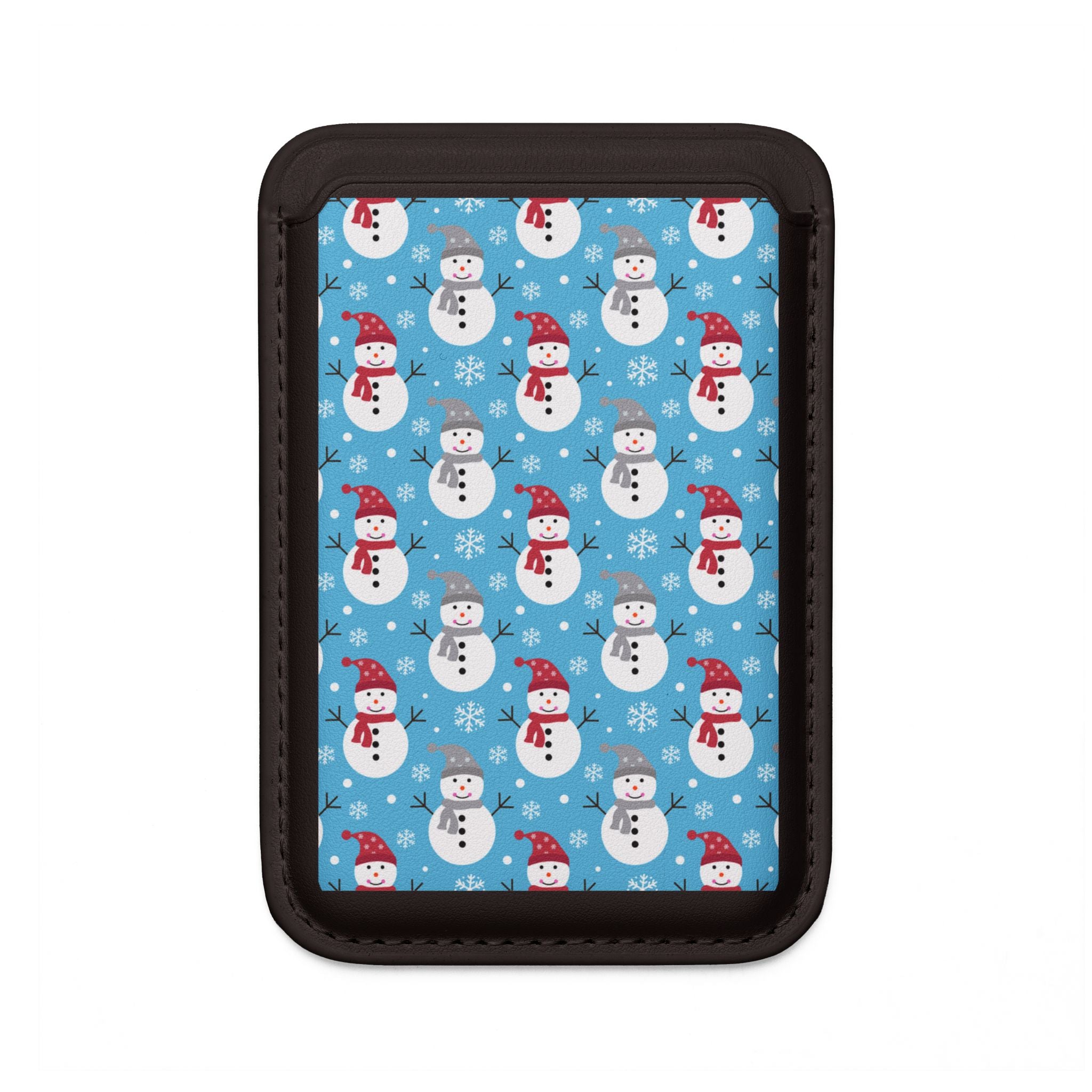 Snowman Glow -lompakko – MagSafe-valmis