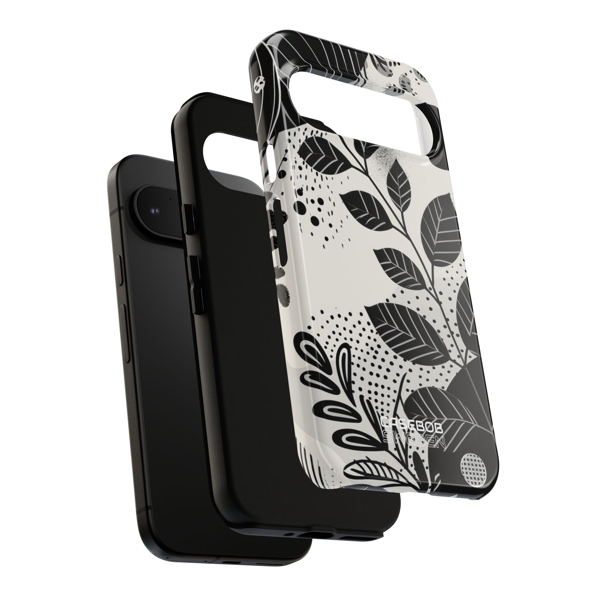 Ritmo di foglie monocromo Google Pixel 9 - Tough