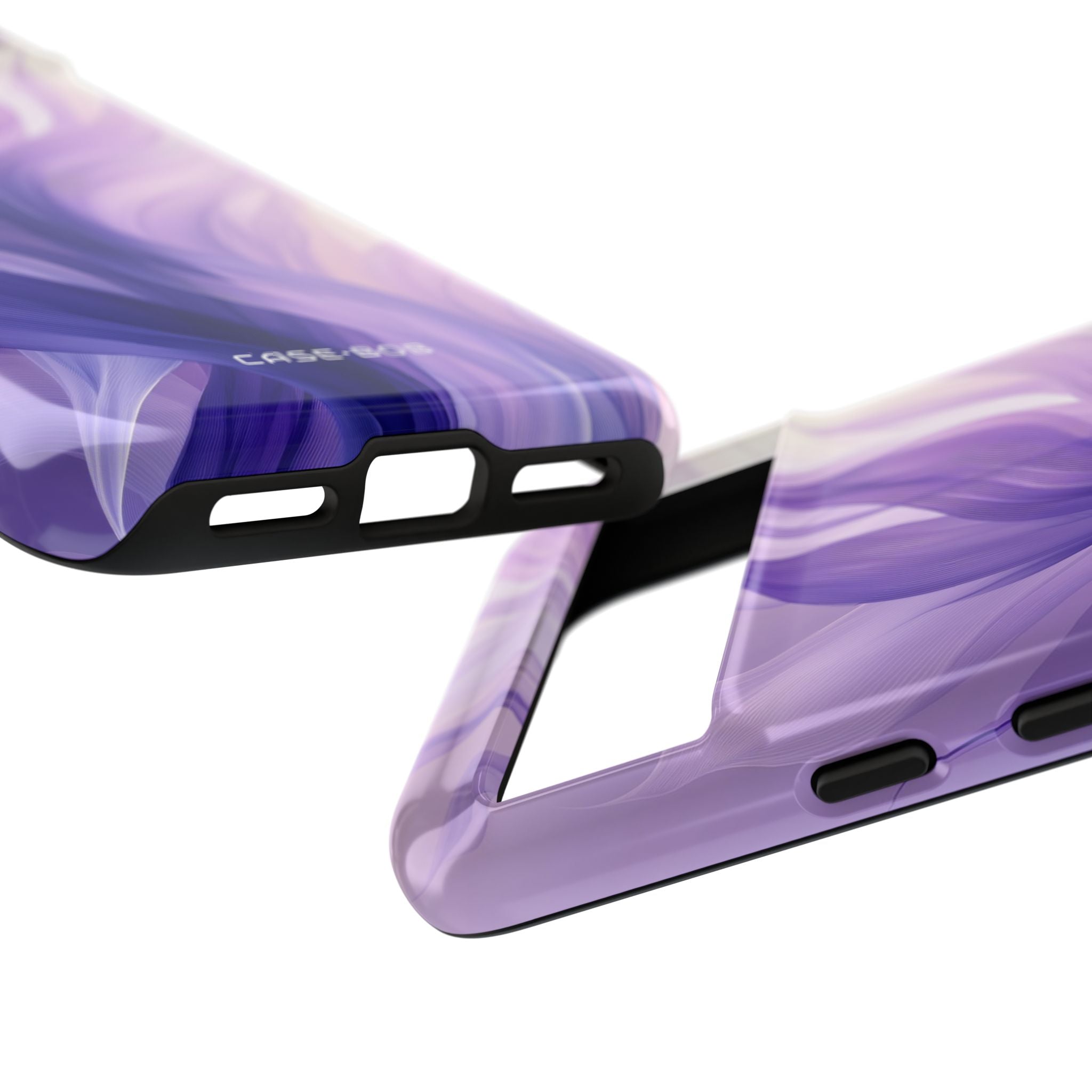 Purple Ribbon Waves Google Pixel 8 Case - Tough