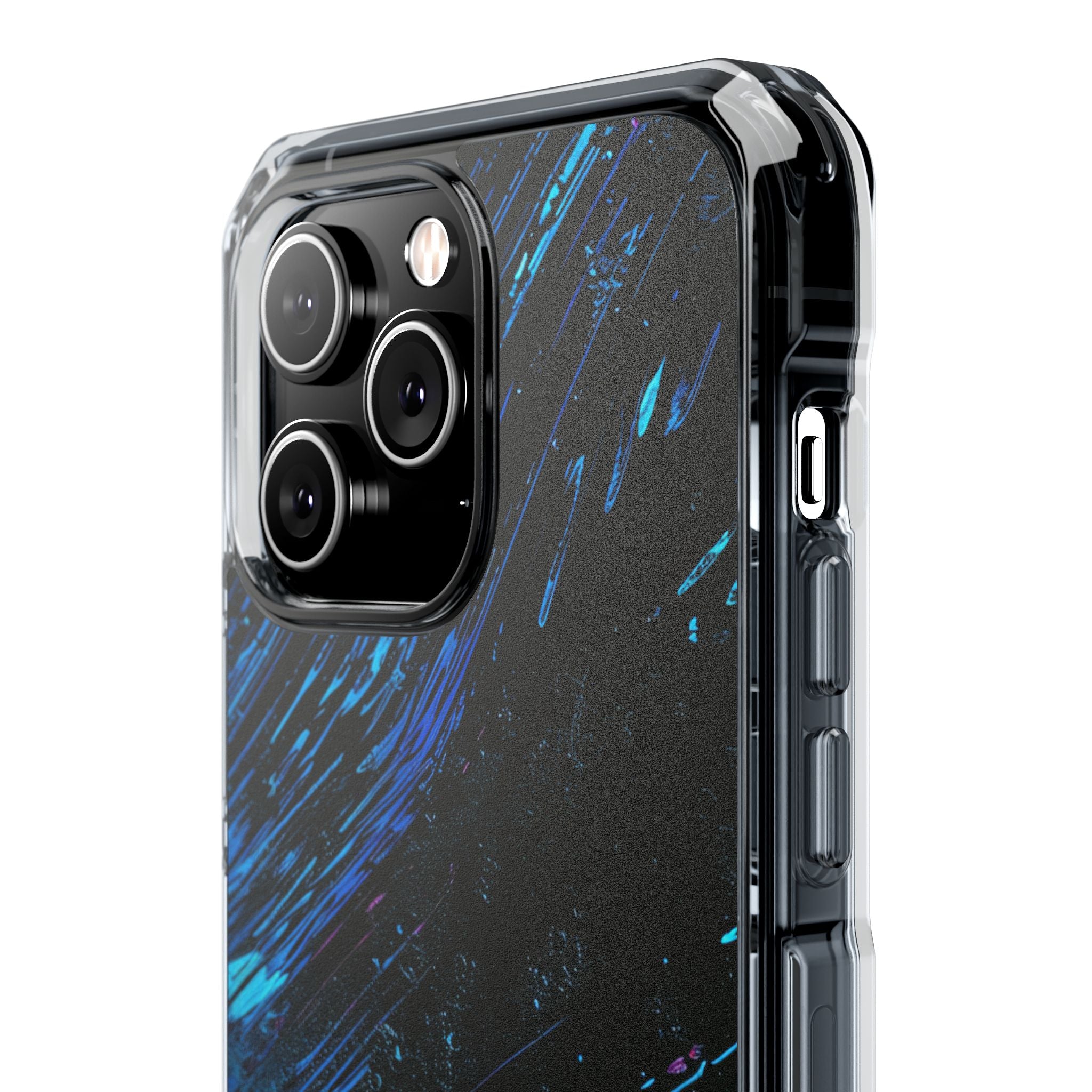 Middernachtblauwe Stromen iPhone 14 - Impact Clear+