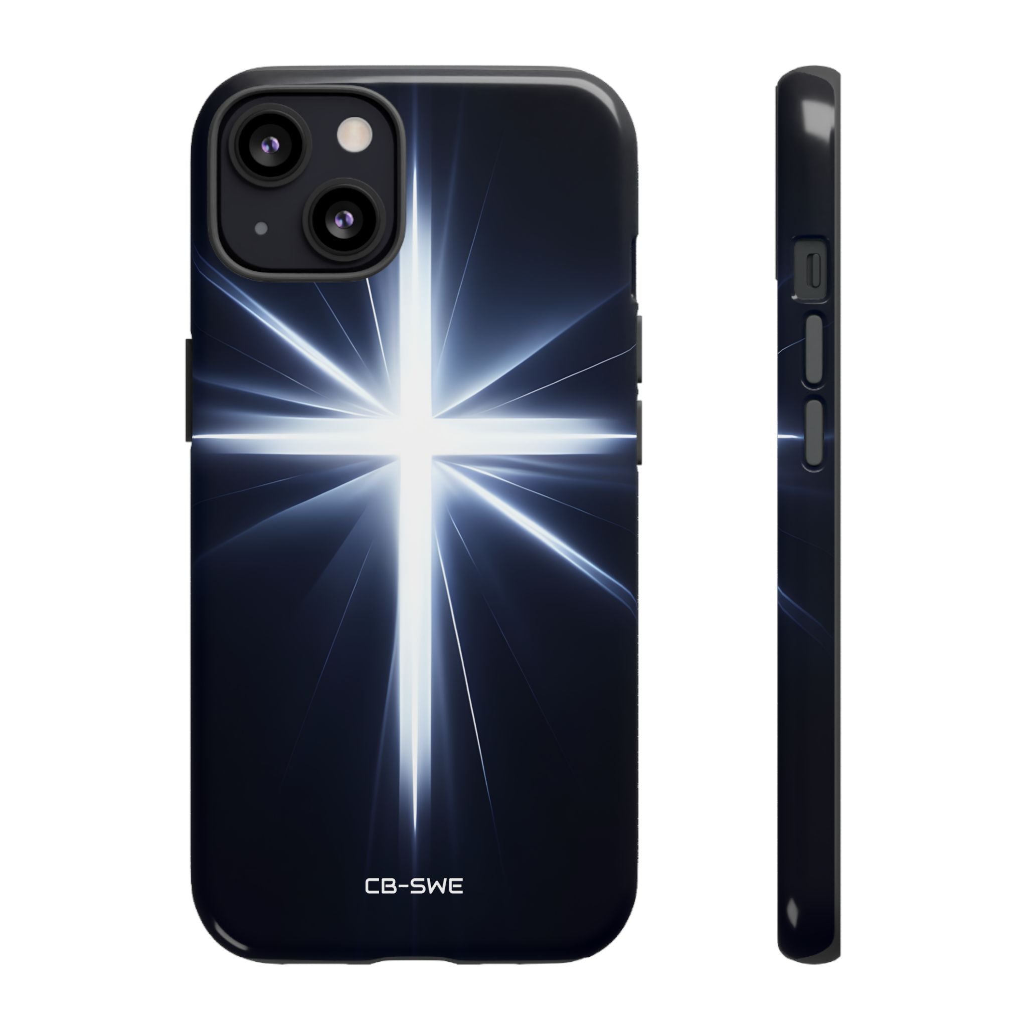 Luminous Cross Radiance - iPhone Case