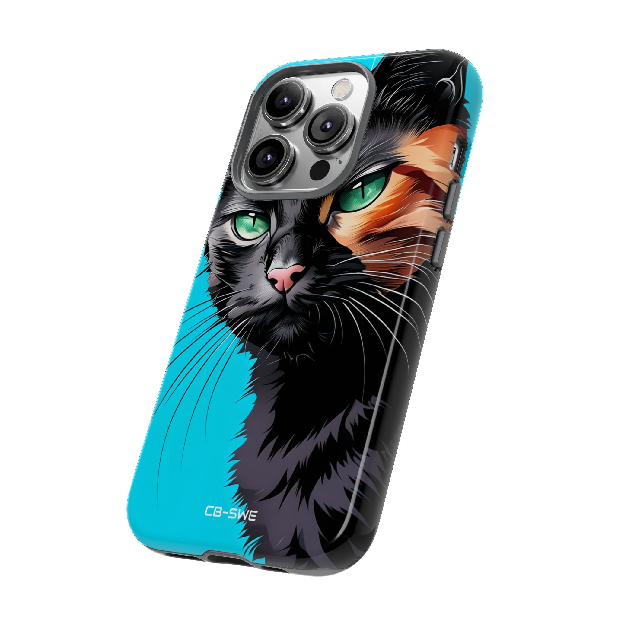 Curious Cat Stare - iPhone Case
