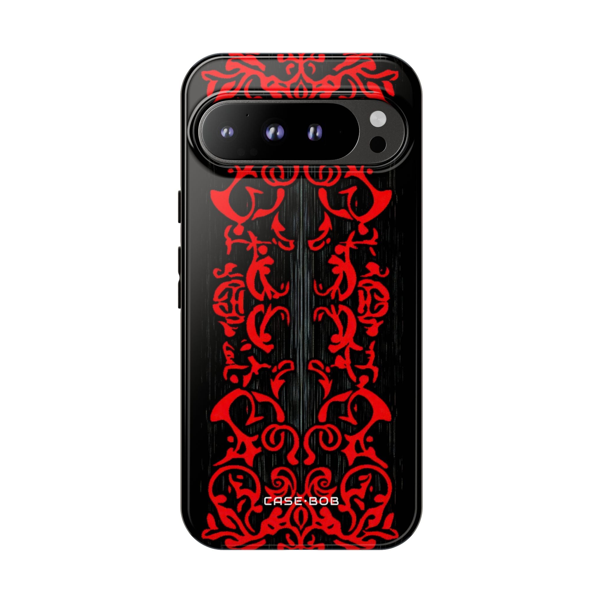 Crimson Spiral Google Pixel 9 Pro XL Case - Tough