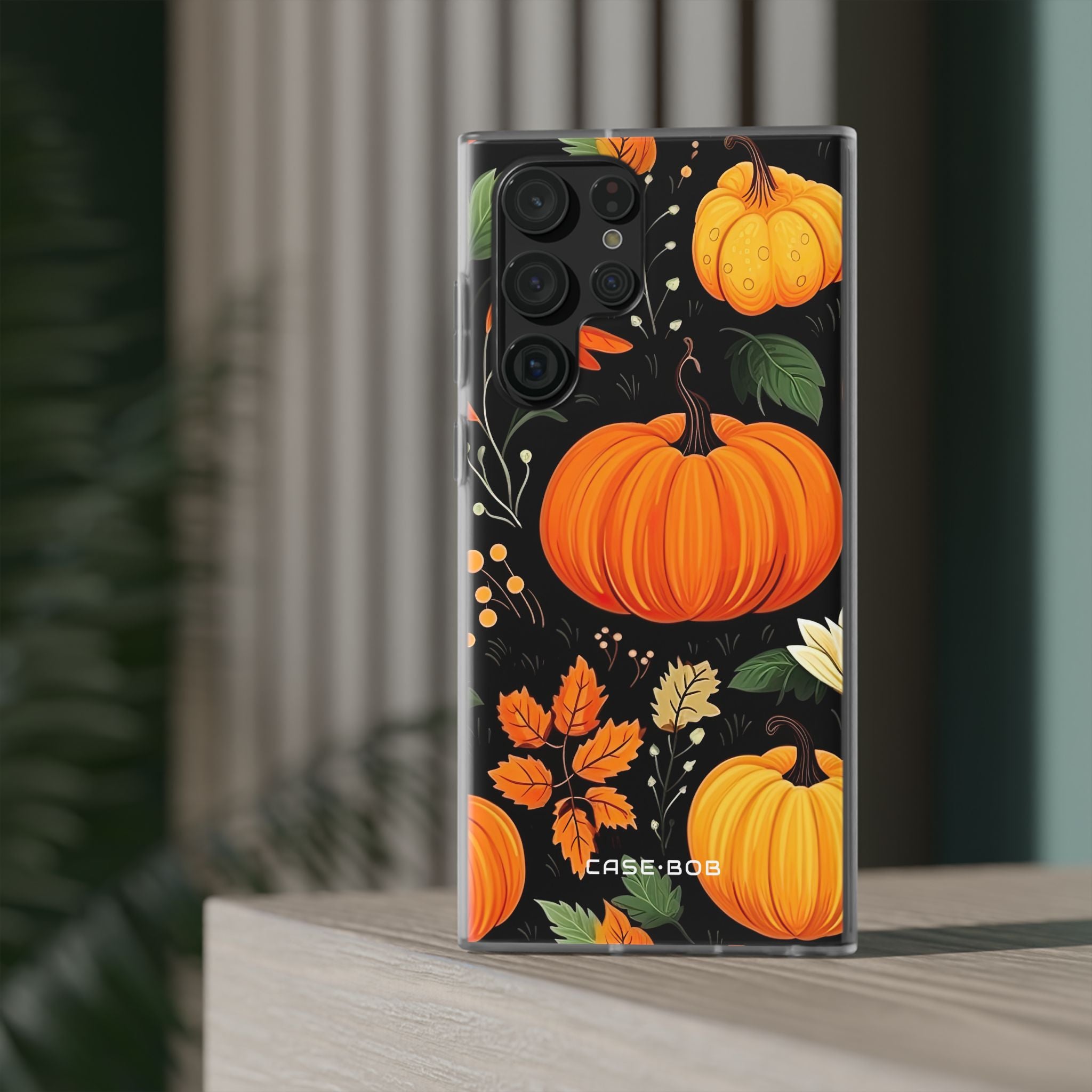 Pumpkin Glow Samsung S22 Ultra Case - Soft