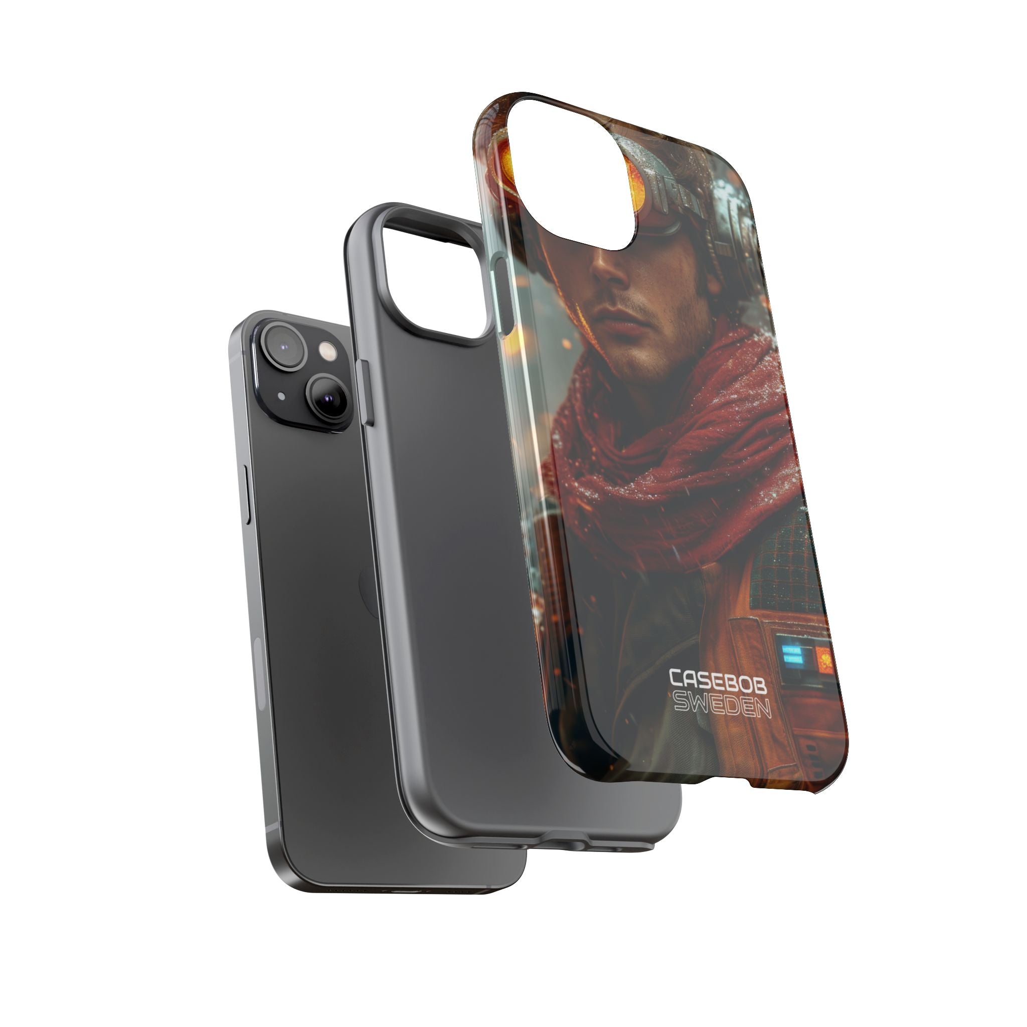 Futuristic Steampunk Explorer iPhone 14 - Tough