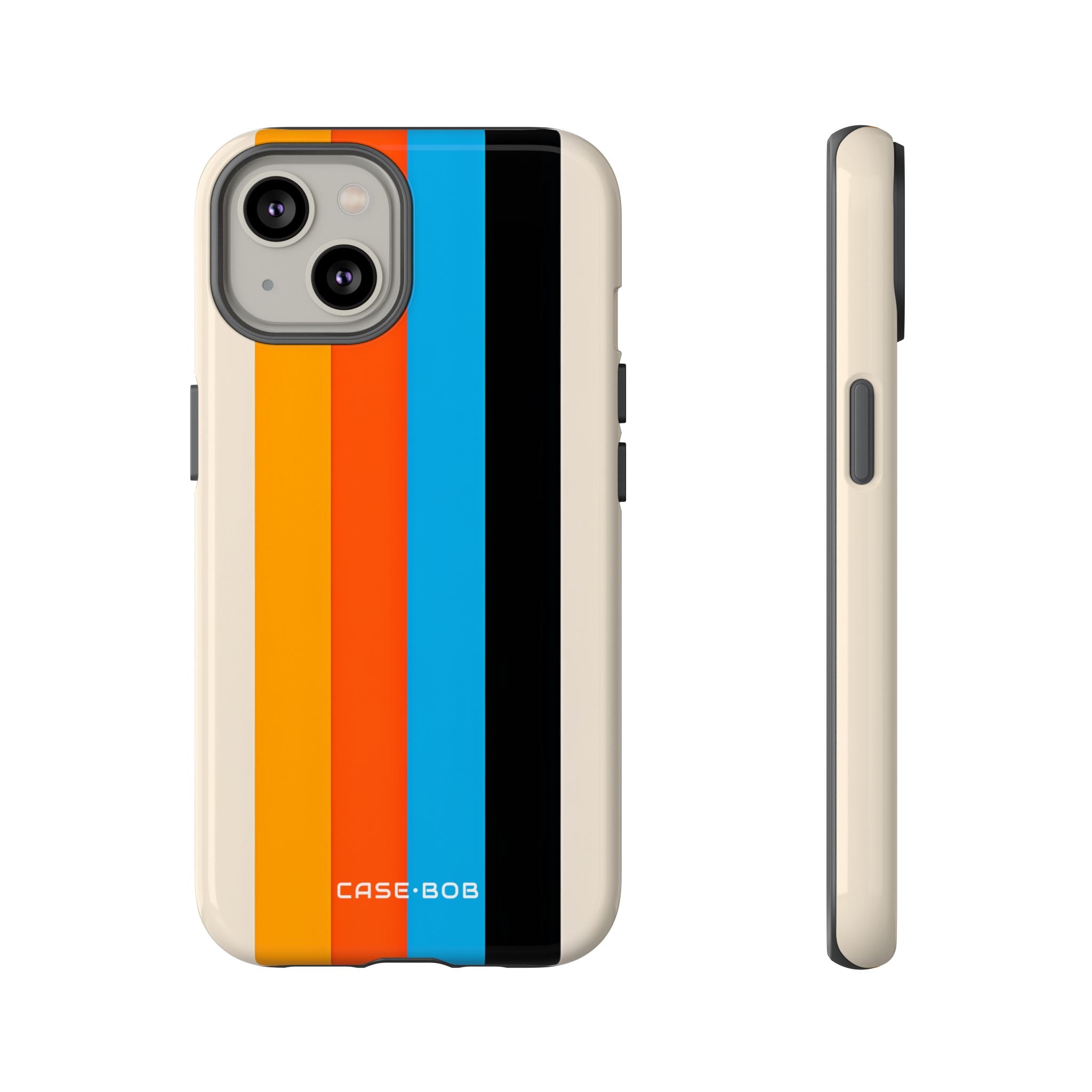 Vivid Stripe Harmony iPhone 14 Case - Tough
